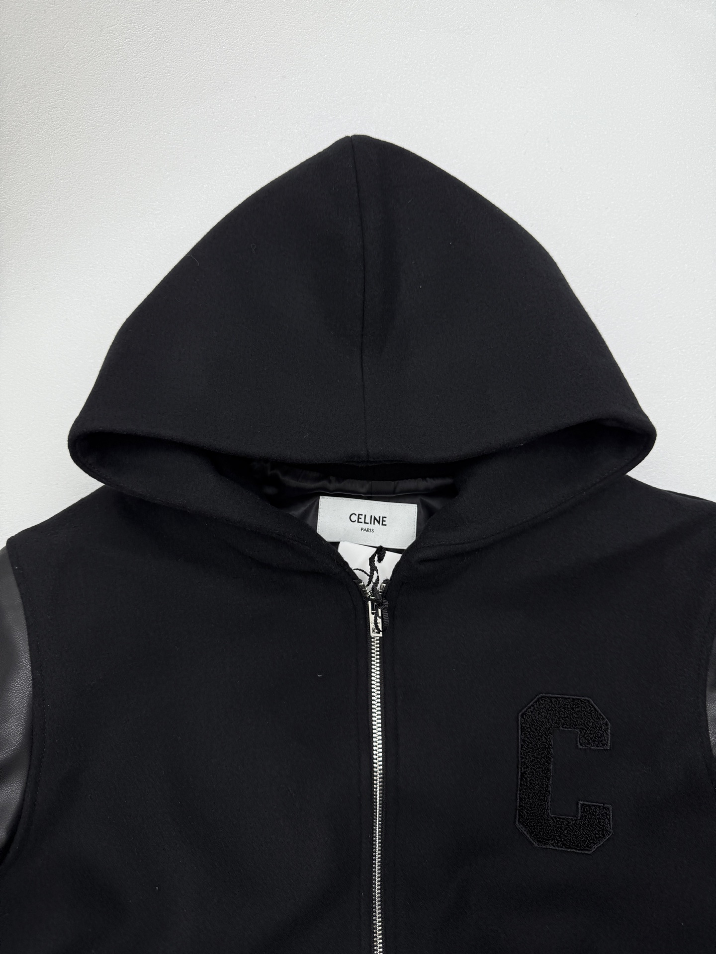 CELINE teddy jacket in double-faced wool (RV1411025-38NO）