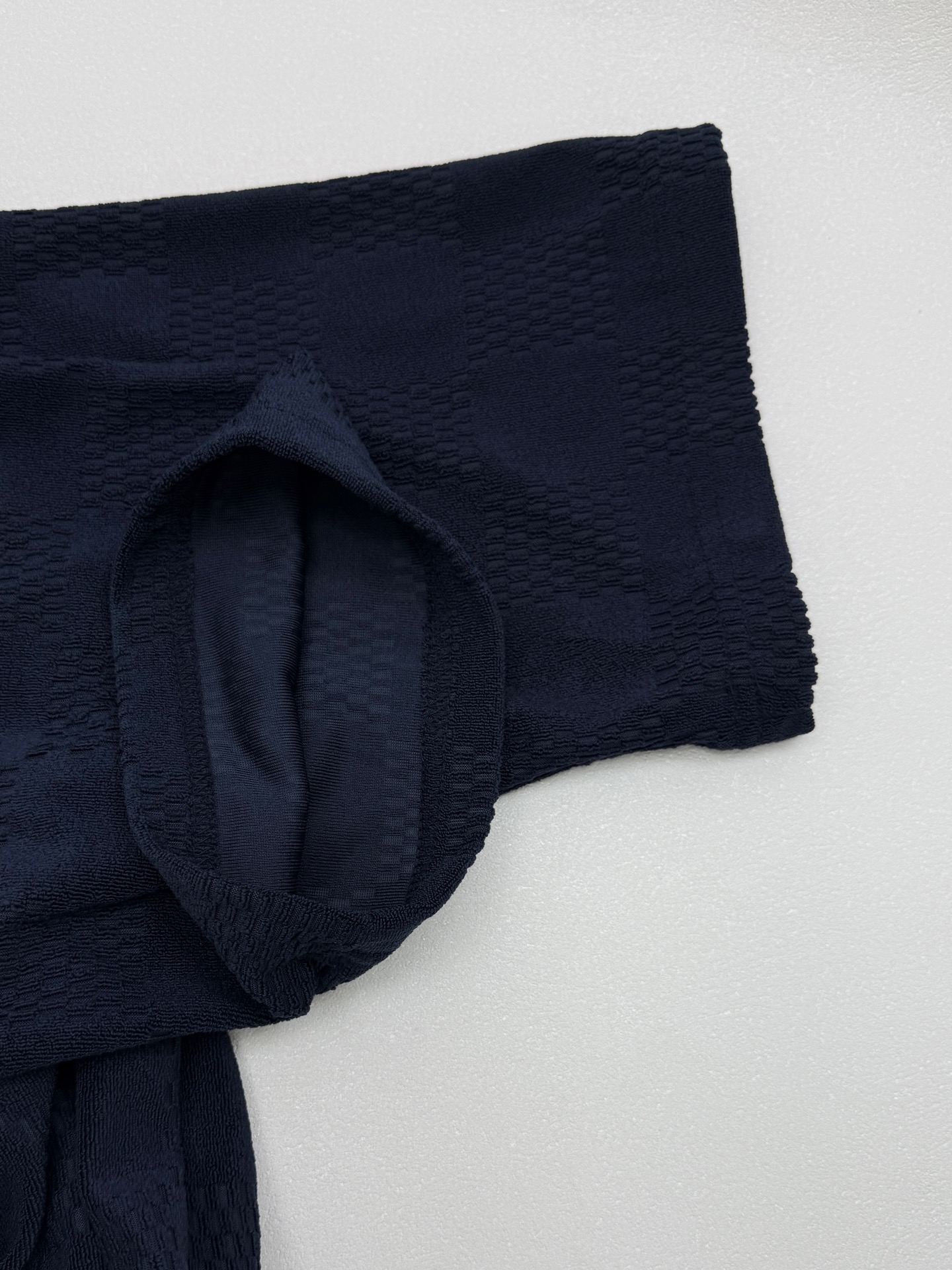 LOUIS VUITTON Damier French Terry Short-Sleeved Cotton-Blend Shirt（1AGK52）