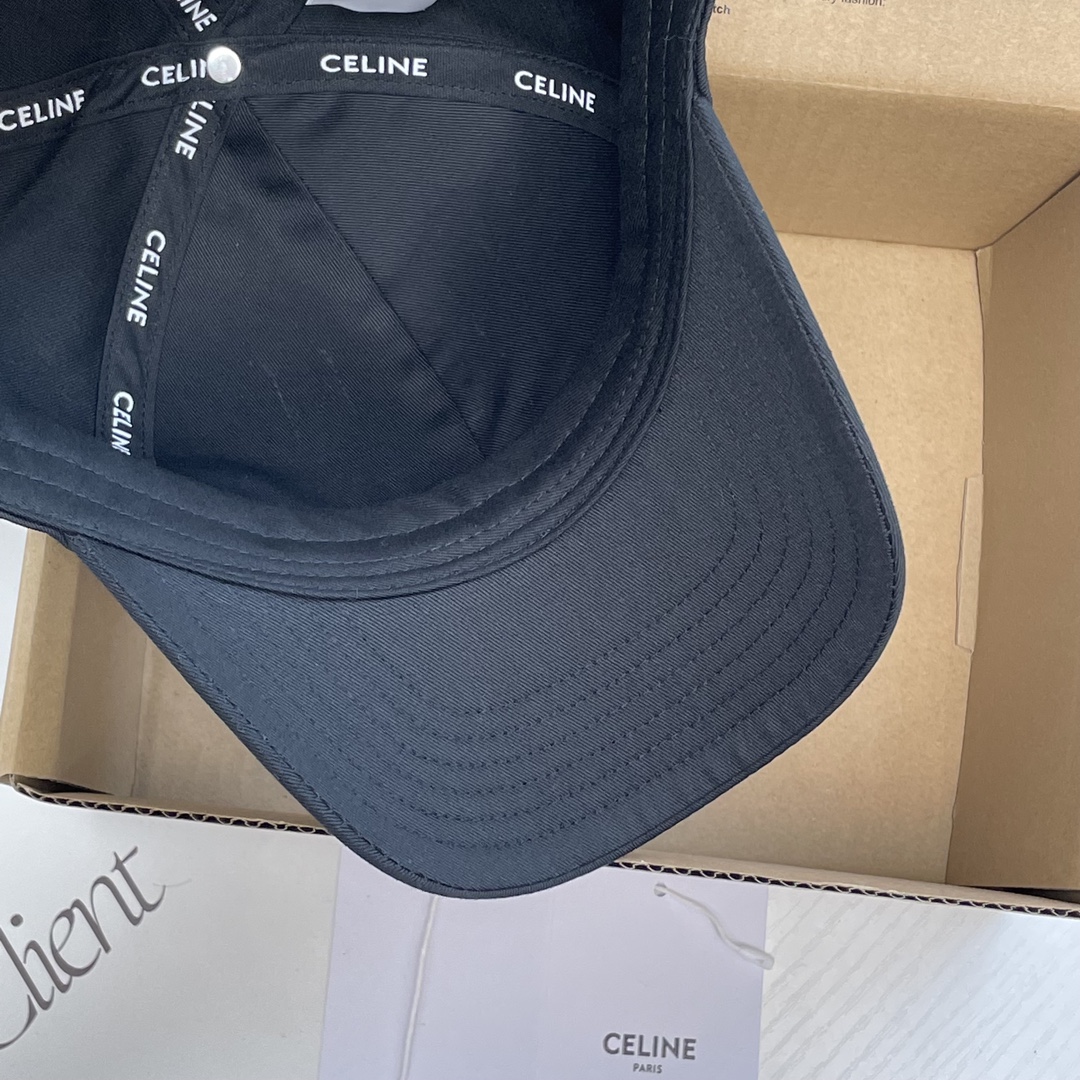 CELINE BASEBALL CAP IN COTTON（2AUA1242N.38NO）