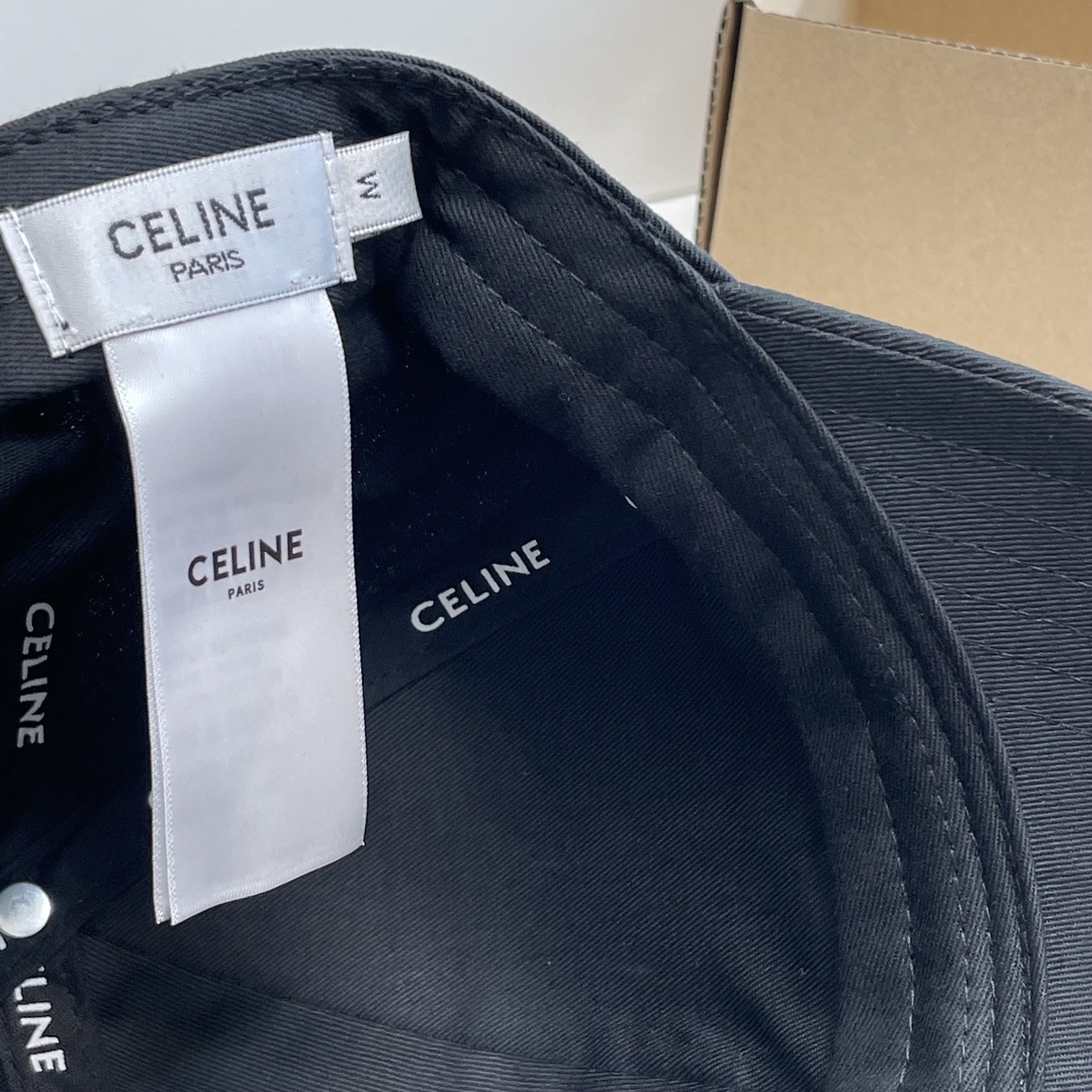 CELINE BASEBALL CAP IN COTTON（2AUA1242N.38NO）
