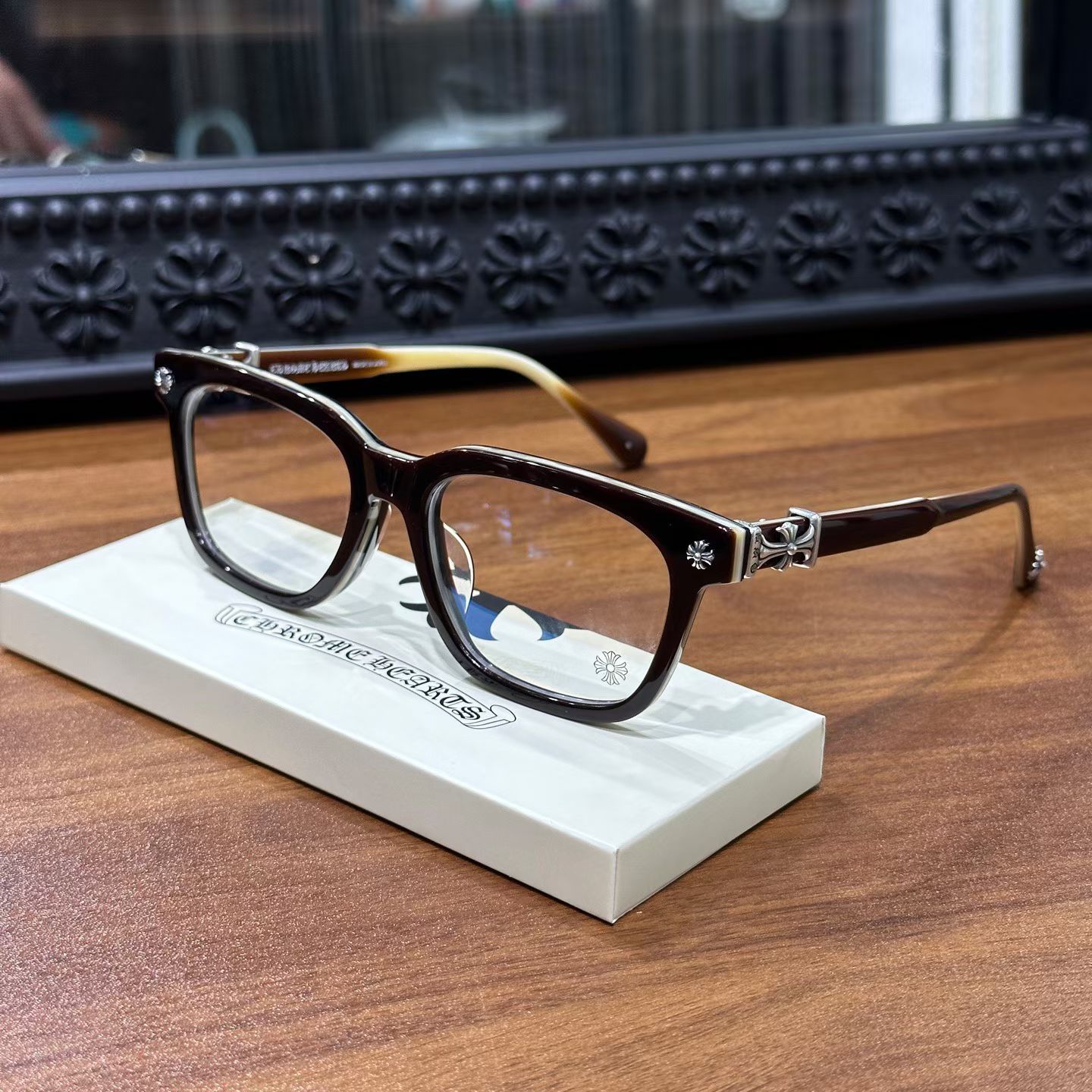 Chrome Hearts COX UCKER ARMY Eyewear (CHROME HEARTS 418)