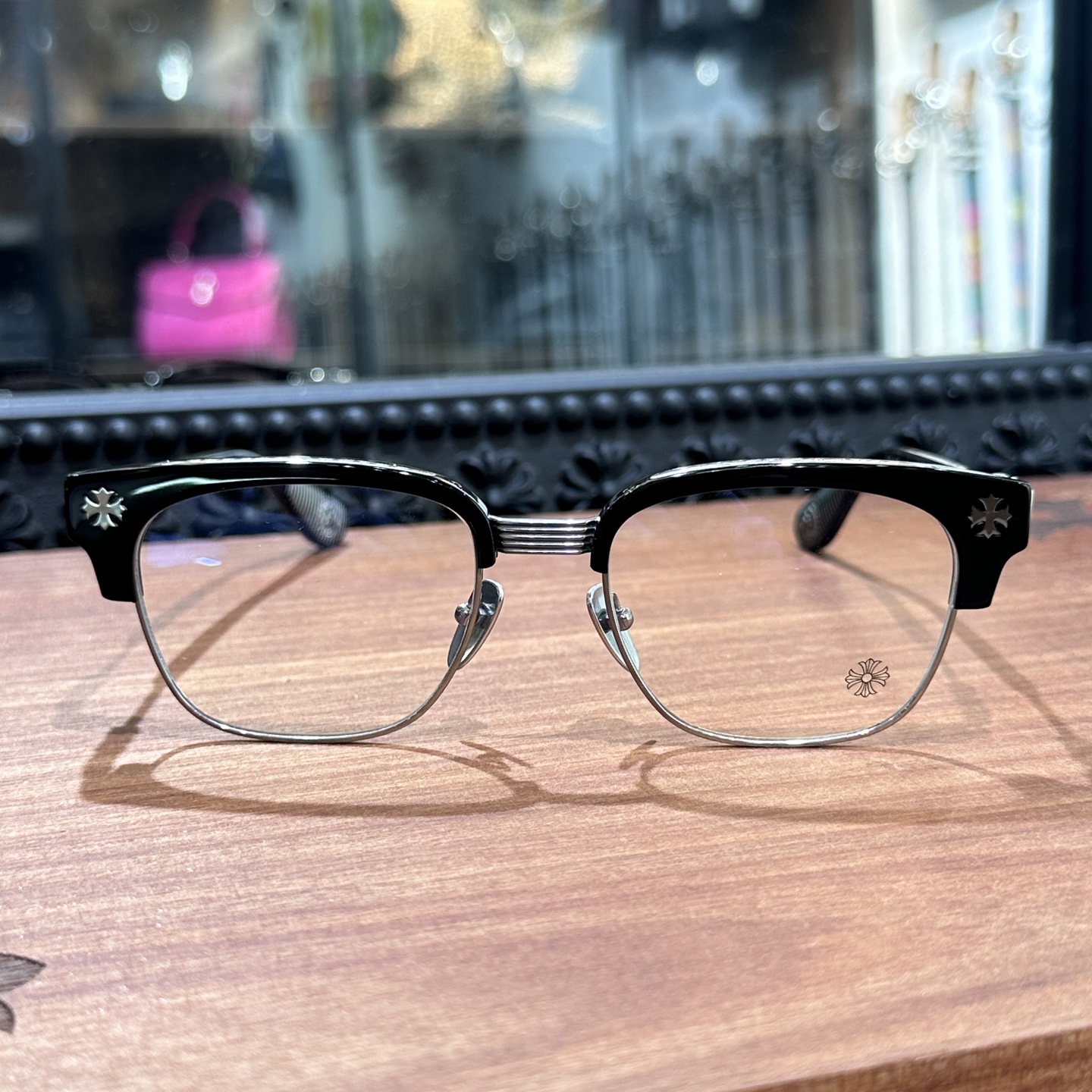 【Chrome Hearts】 Bonennoisseur II Black Brushed Silver (CHROME HEARTS 422)