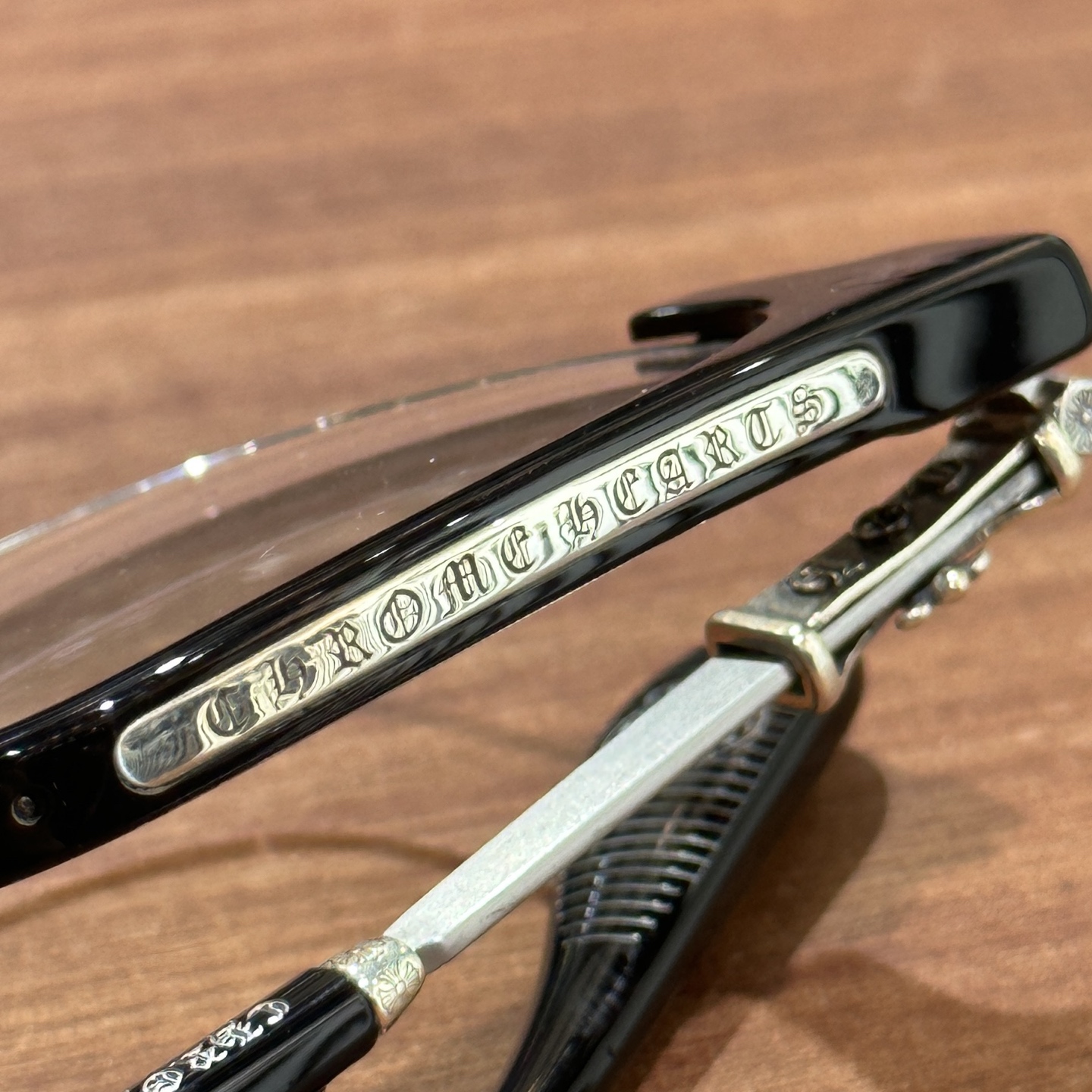 【Chrome Hearts】 Bonennoisseur II Black Brushed Silver (CHROME HEARTS 422)