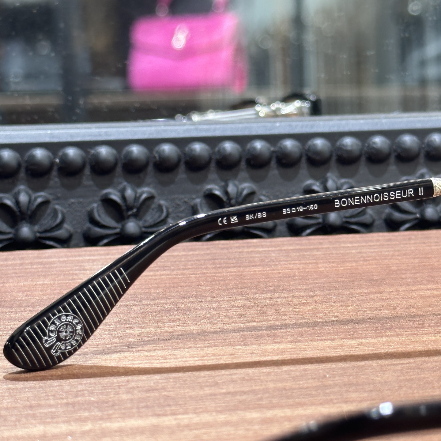 【Chrome Hearts】 Bonennoisseur II Black Brushed Silver (CHROME HEARTS 422)