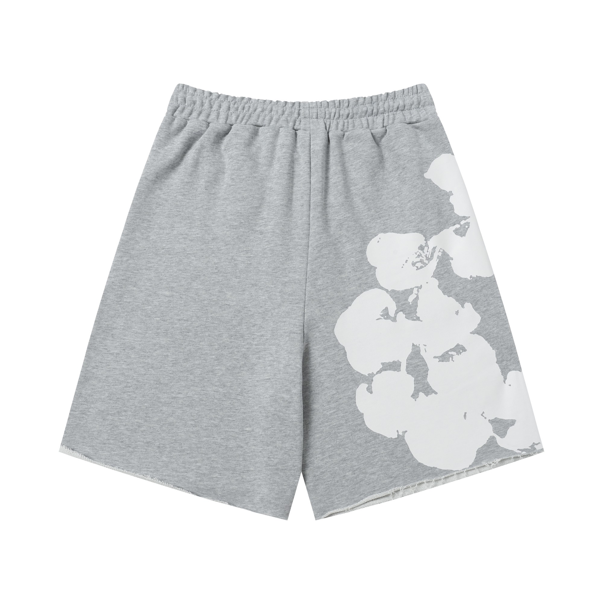 Denim Tears Big Cotton Wreath Sweat Shorts (SS25BRS0601）