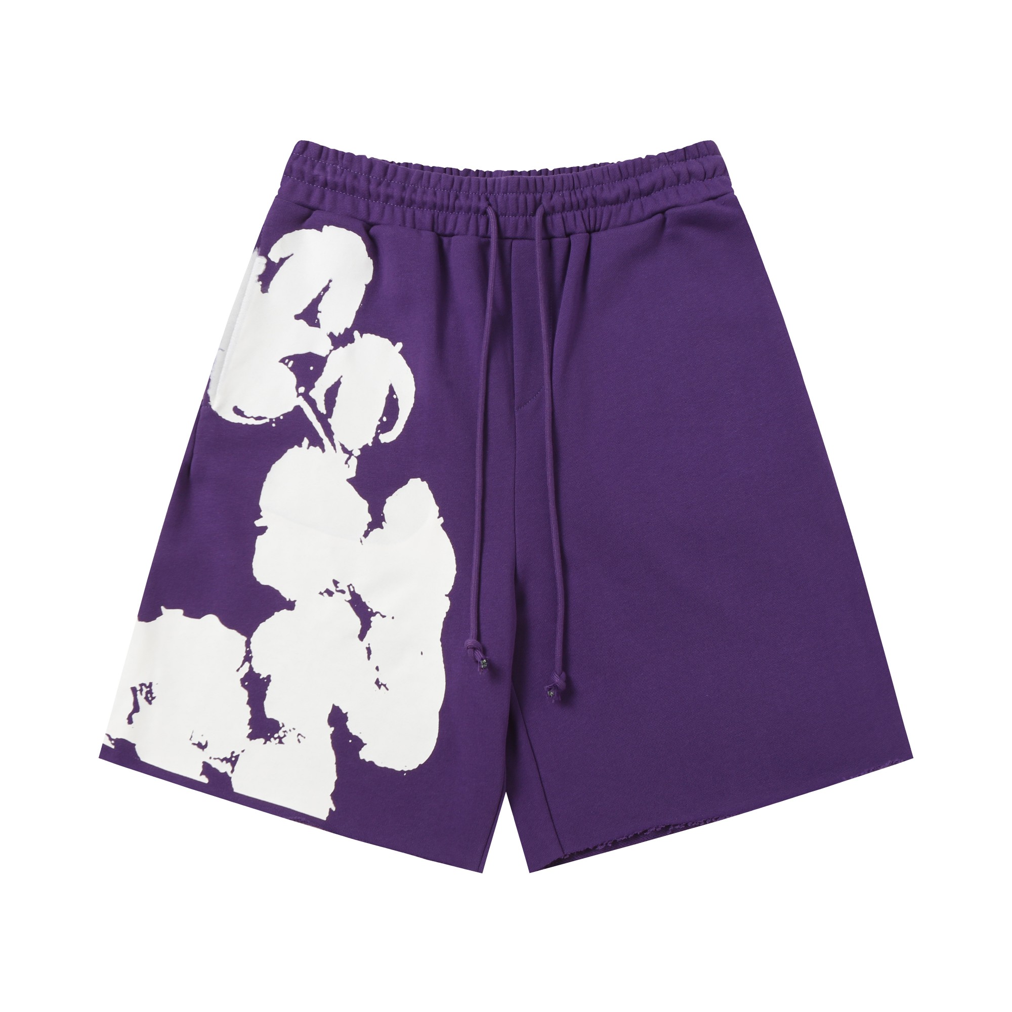 Denim Tears Big Cotton Wreath Sweat Shorts (SS25BRS0601）