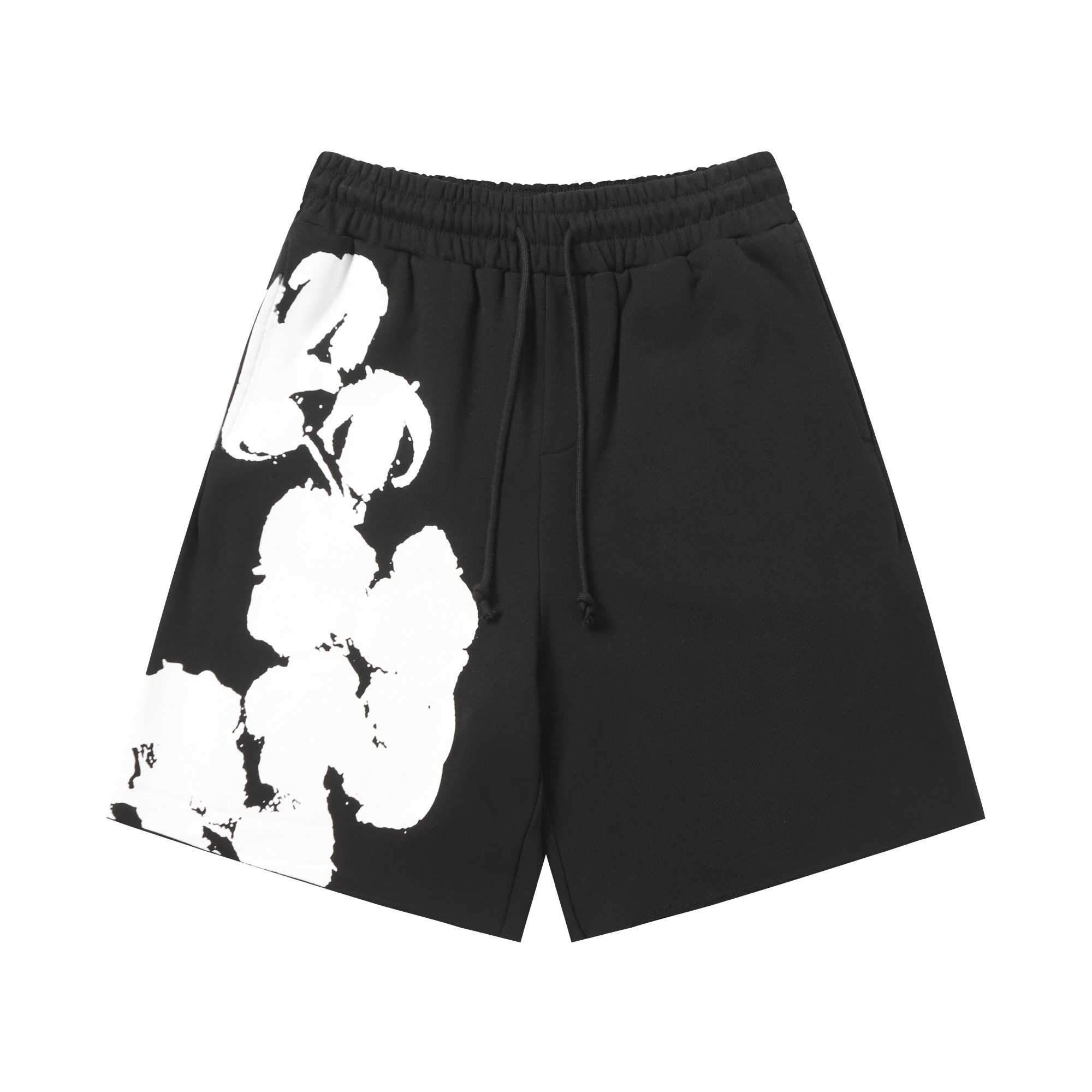 Denim Tears Big Cotton Wreath Sweat Shorts (SS25BRS0601）