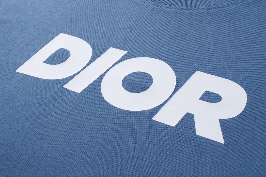 Dior Homme Logo Printed Crewneck T-Shirt（483J696D0847-C580）