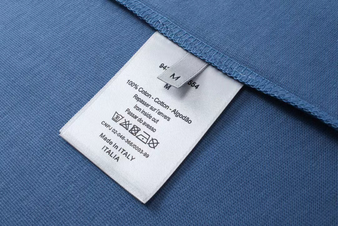 Dior Homme Logo Printed Crewneck T-Shirt（483J696D0847-C580）