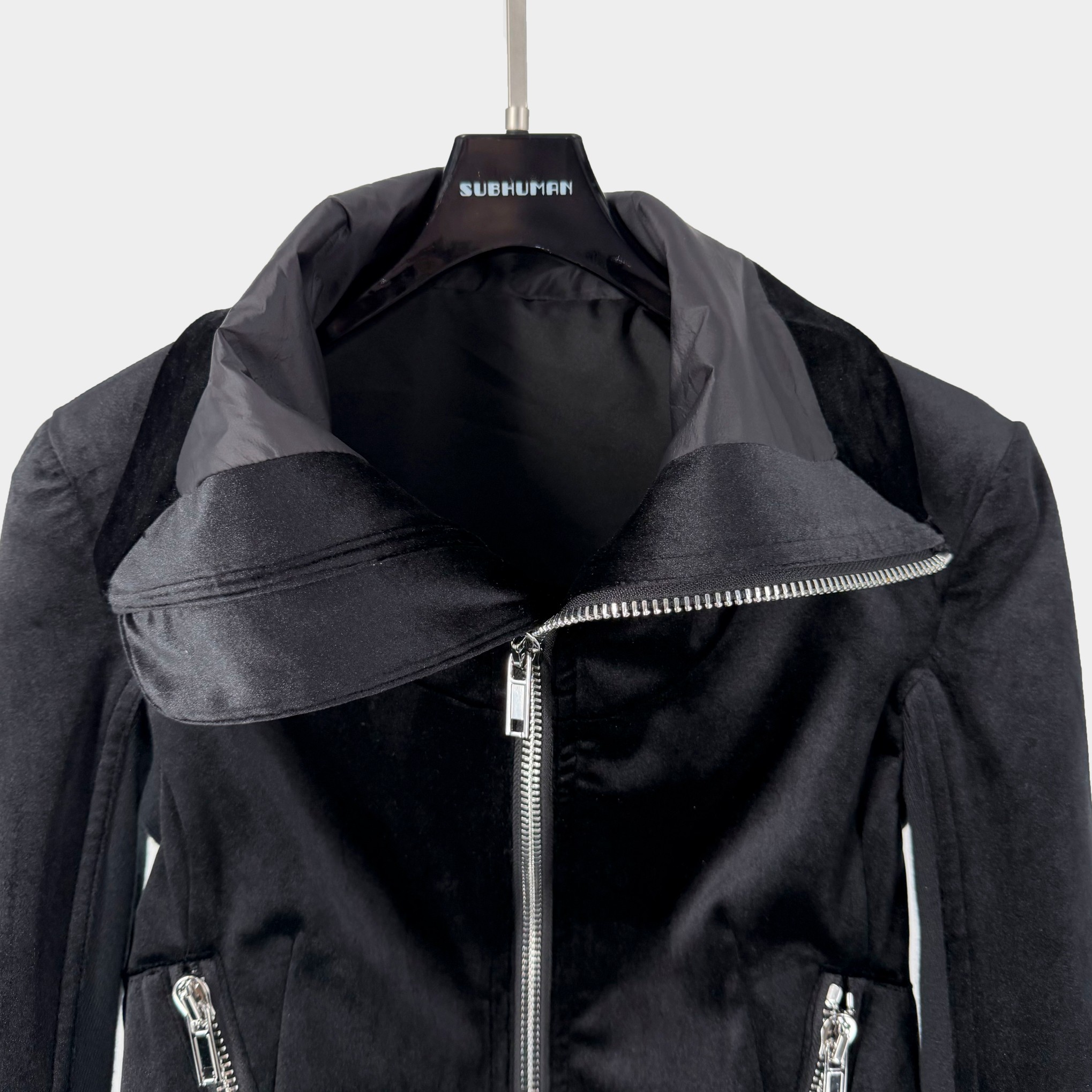 RICK OWENS FW25 CONCORDIANS ZIPFRONT NASKA BIKER（RP02E4735LBA-09）