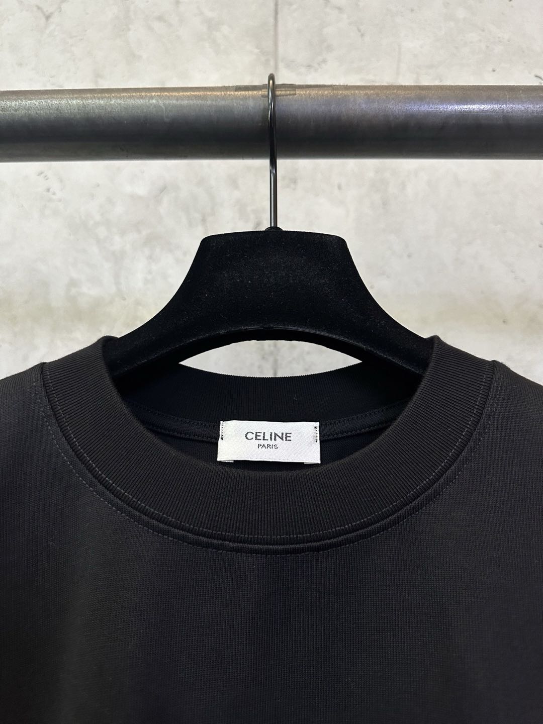 CELINE t-shirt IN cotton jersey(RX0LA1242-38AW）