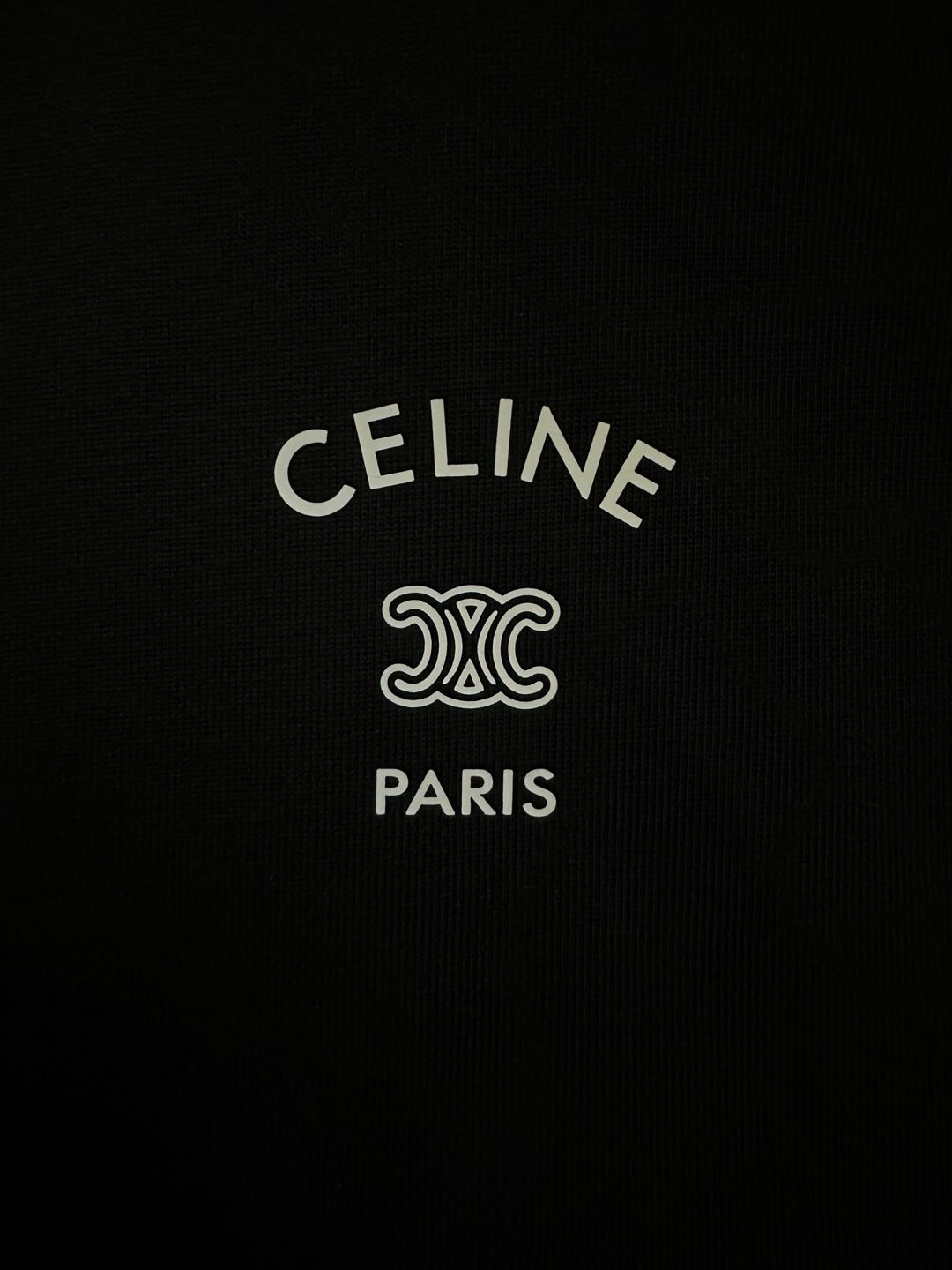 CELINE t-shirt IN cotton jersey(RX0LA1242-38AW）