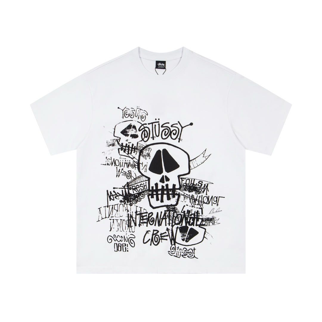 Stussy Skulls Tee Pigment Dyed "Natural"（1905177）