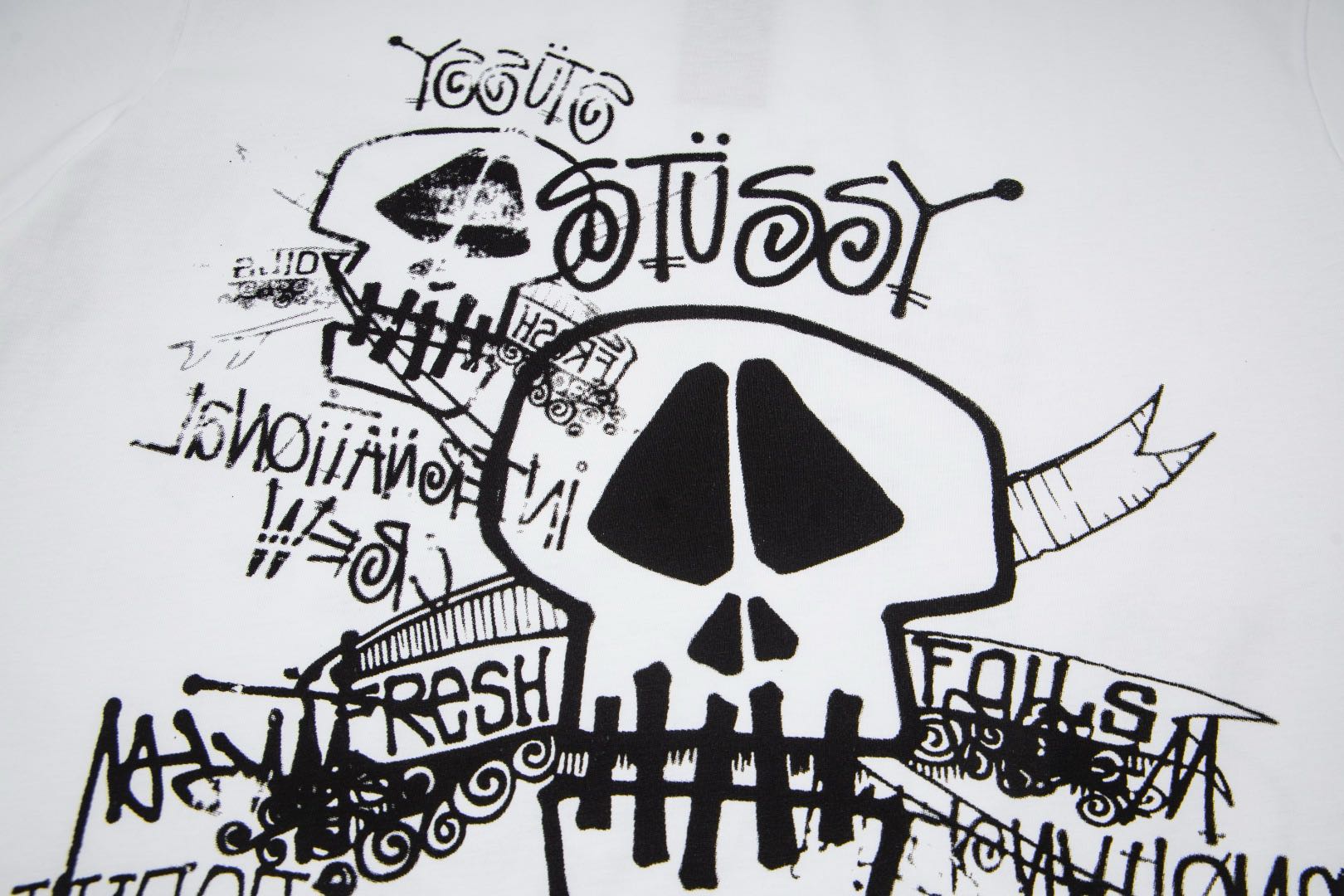 Stussy Skulls Tee Pigment Dyed "Natural"（1905177）