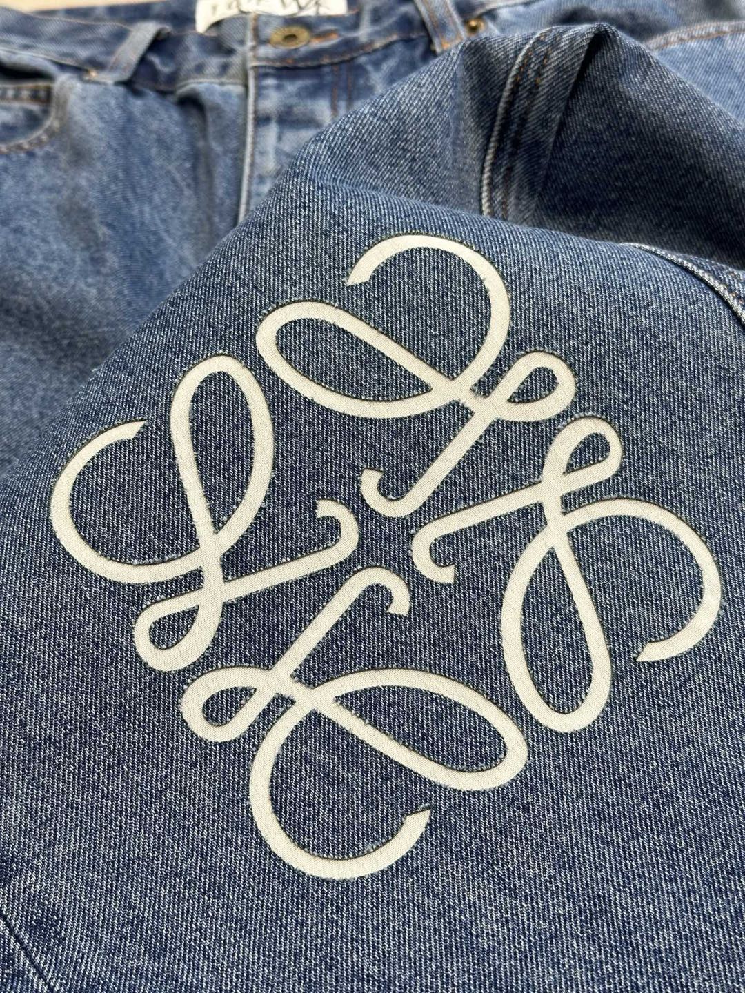 LOEWE Anagram Loose-fitting Jeans (H526Y11X71-5475）