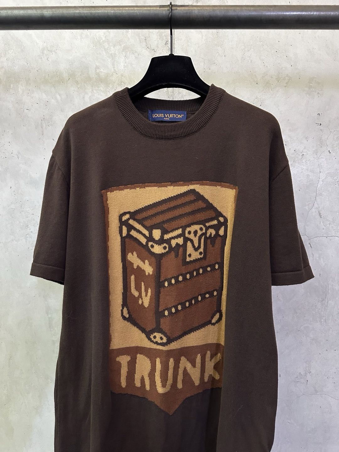 Louis Vuitton box embroidery t-shirt（435506）