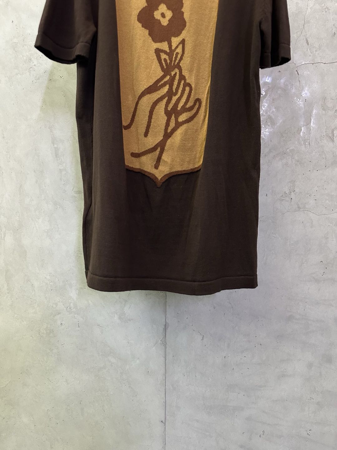 Louis Vuitton box embroidery t-shirt（435506）