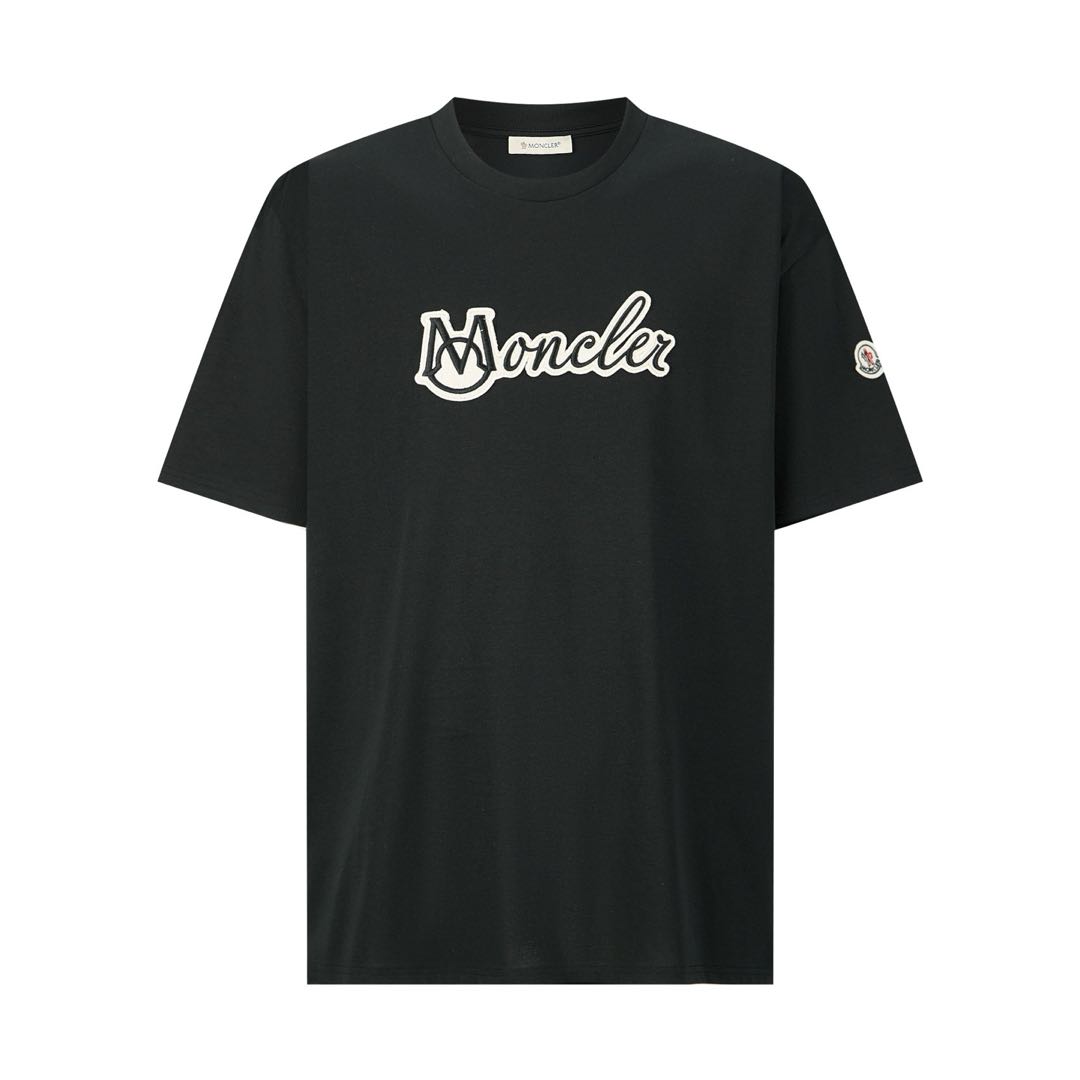 Moncler White Logo Cotton T-shirt（K10918C0001189AJS034）