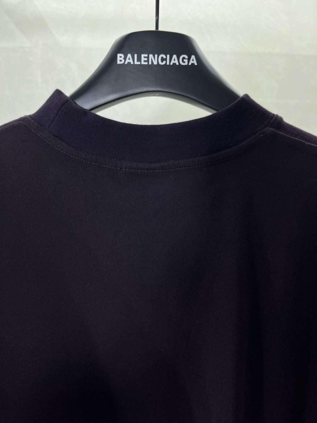 BALENCIAGA Dup Metal BB Stencil T-Shirt(790375TQVT19034）