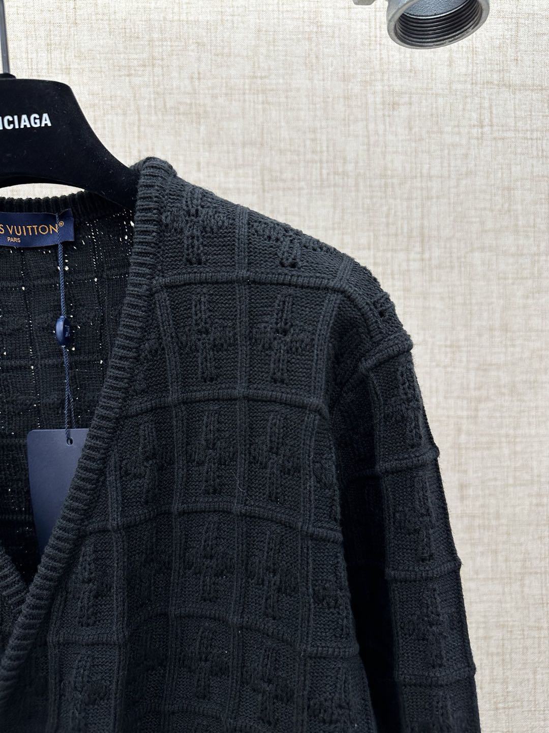 Louis Vuitton Double-breasted knit jacket（1AHVNI）