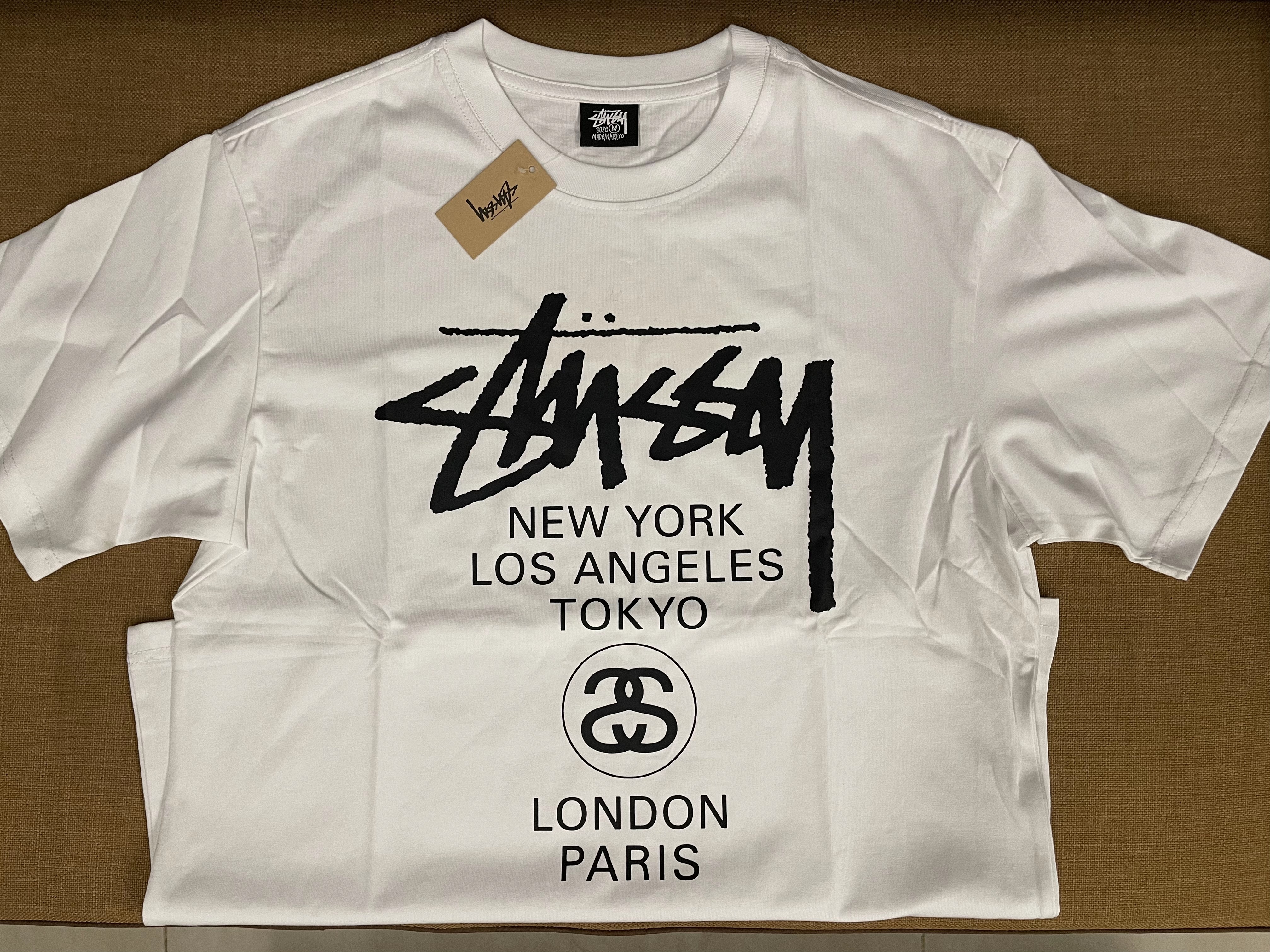 Stussy World Tour Tee "White" (23SS）（3903792）