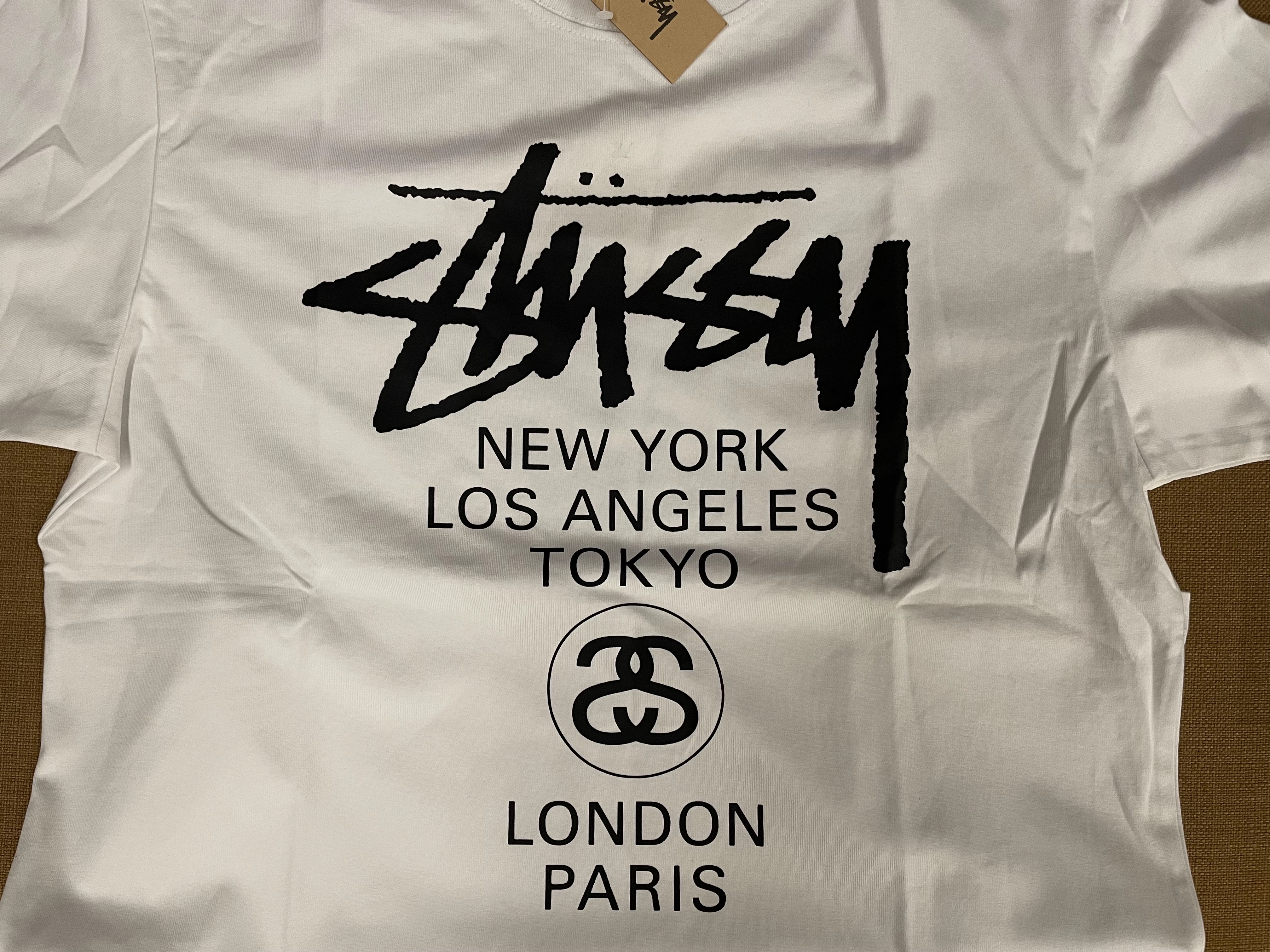 Stussy World Tour Tee "White" (23SS）（3903792）