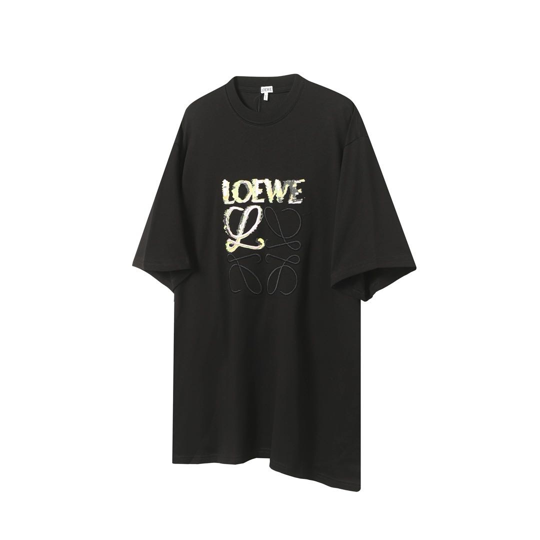 Loewe Relaxed Fit T-Shirt 'White/Multicolor'（H526Y22J61-2016）