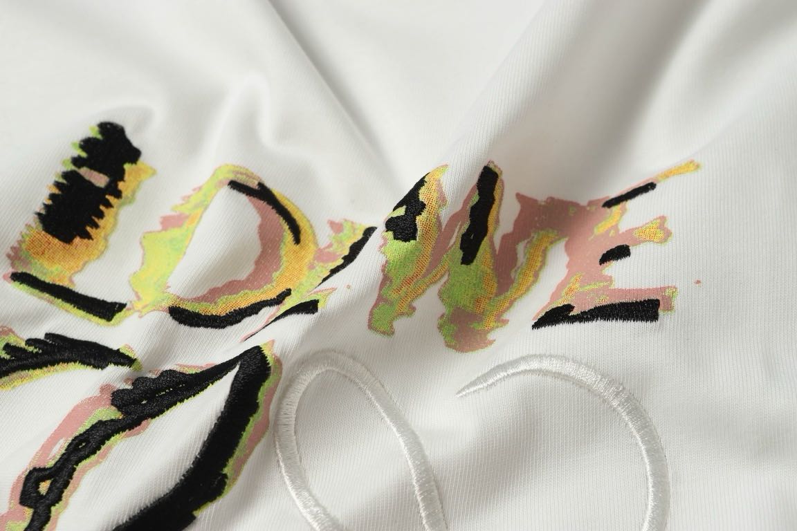 Loewe Relaxed Fit T-Shirt 'White/Multicolor'（H526Y22J61-2016）