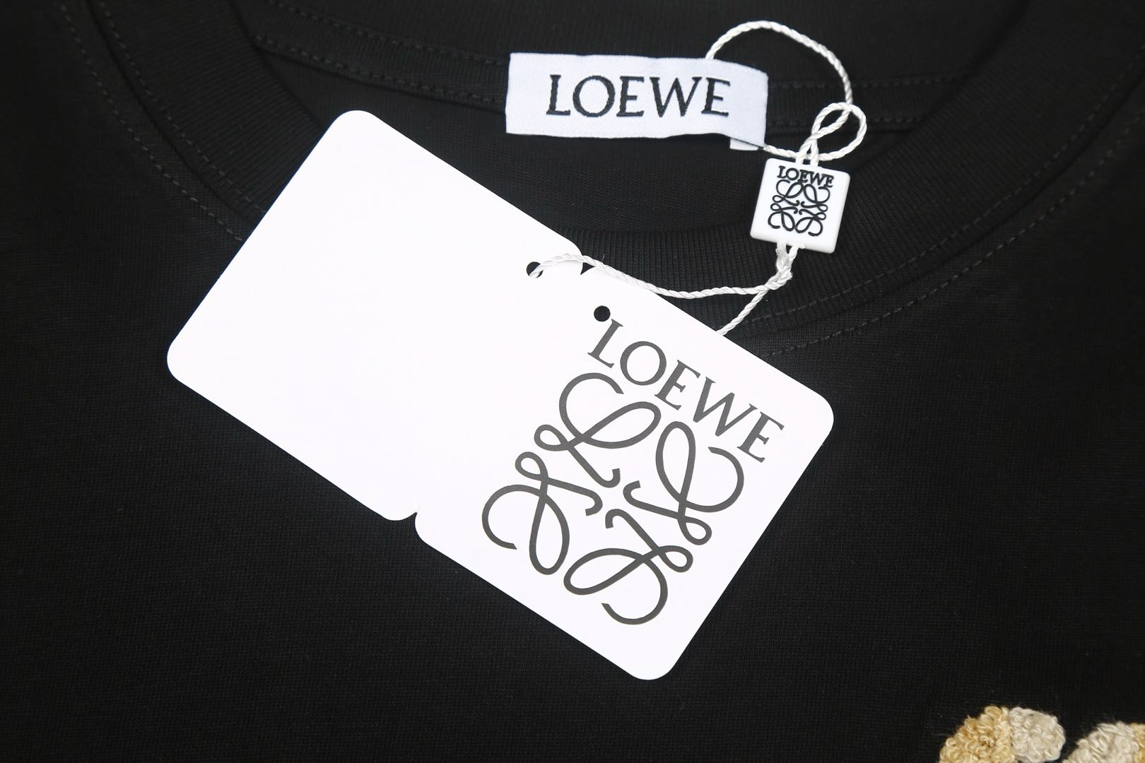 Loewe Two Color Towel Embroidered T-shirt（H616Y22X67-1100）
