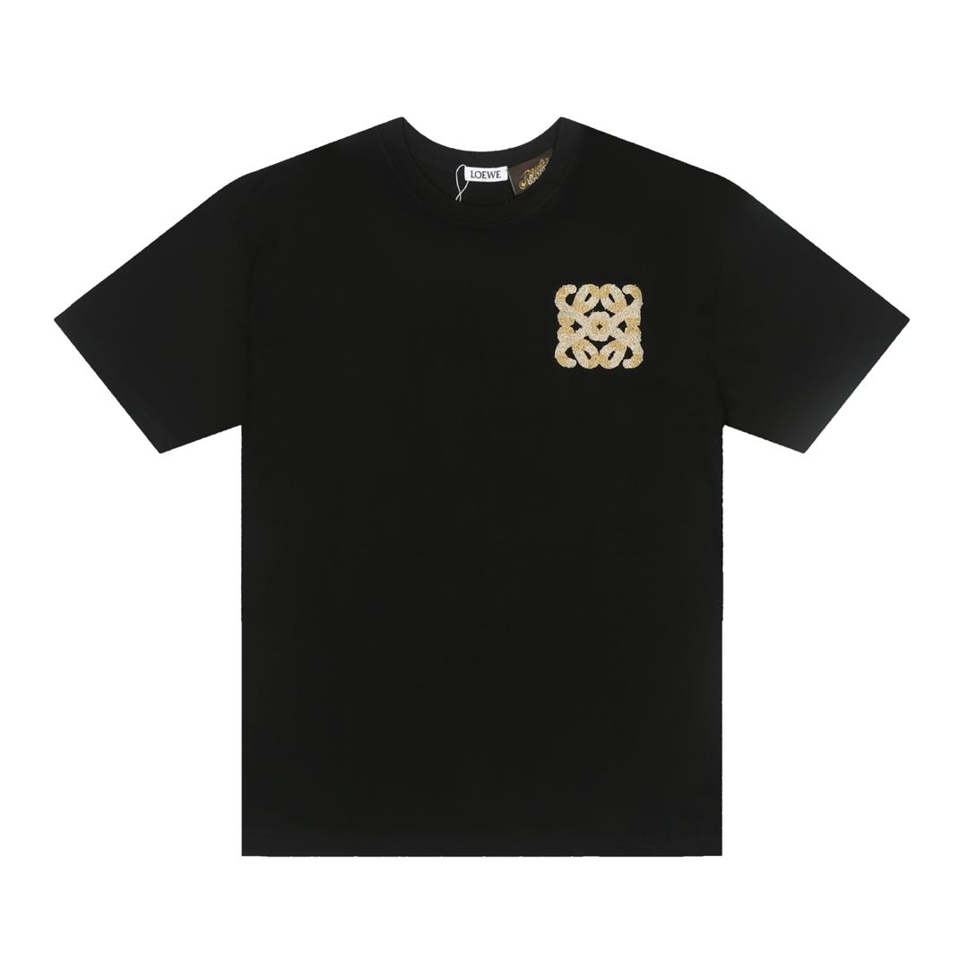 Loewe Two Color Towel Embroidered T-shirt（H616Y22X67-1100）