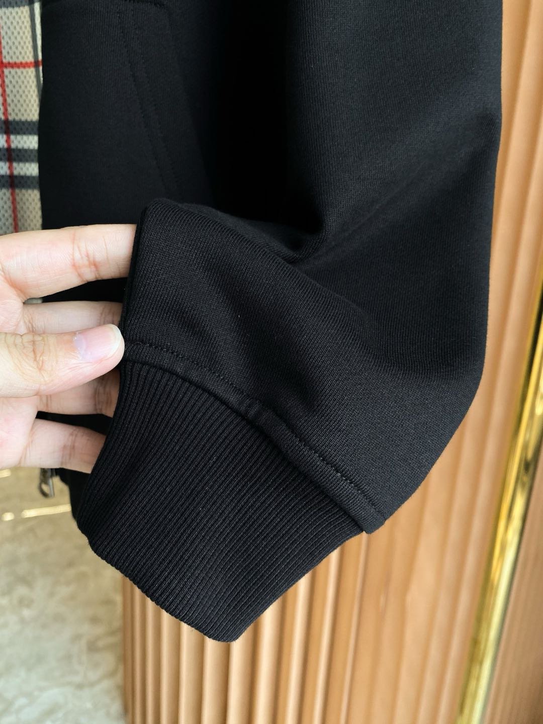 Burberry Cotton Blend Zip Hoodie（8026221-1）