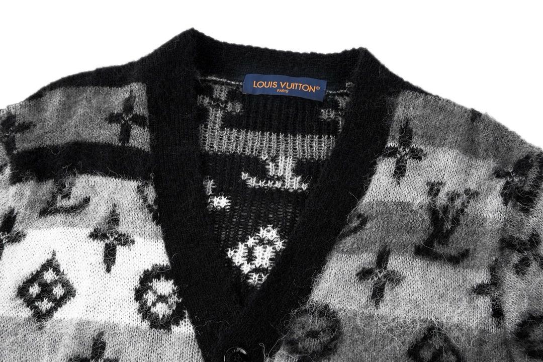 Louis Vuitton Monogram Mohair Cardigan（1AF342）