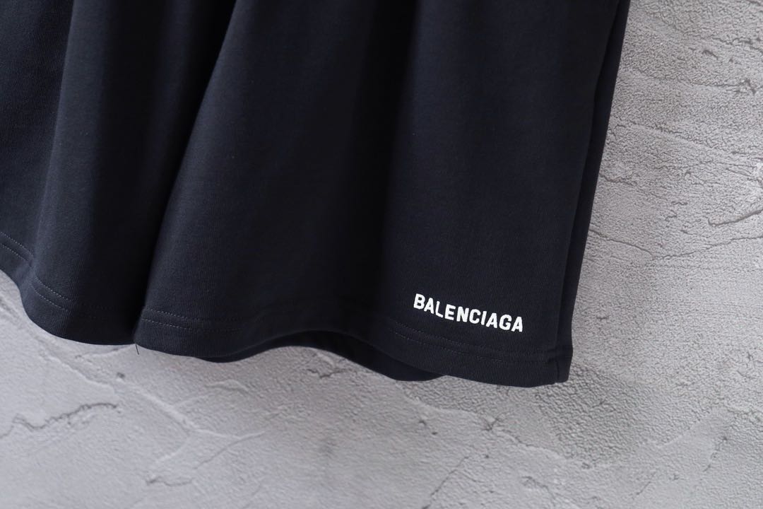 BALENCIAGA SWEAT Shorts Black （674591TMVF51070）