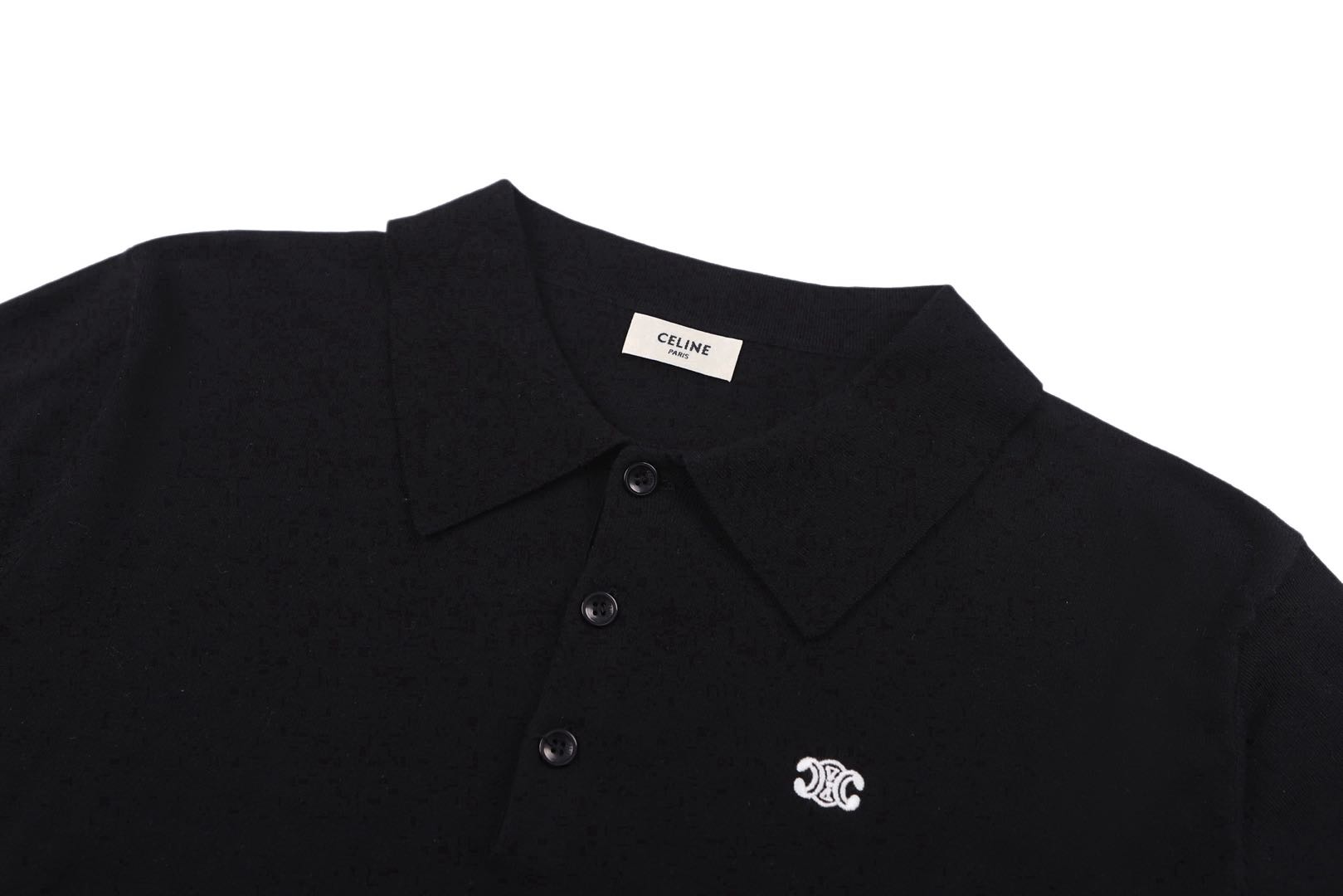 [Copy] CELINE triomphe polo in fine cotton (2ADDT367Y-38NO）