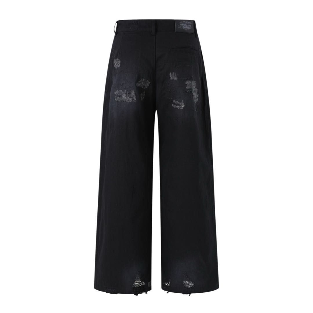 Acne Studios Repaired Trousers - Regular Fit(FN-MN-TROU001181）
