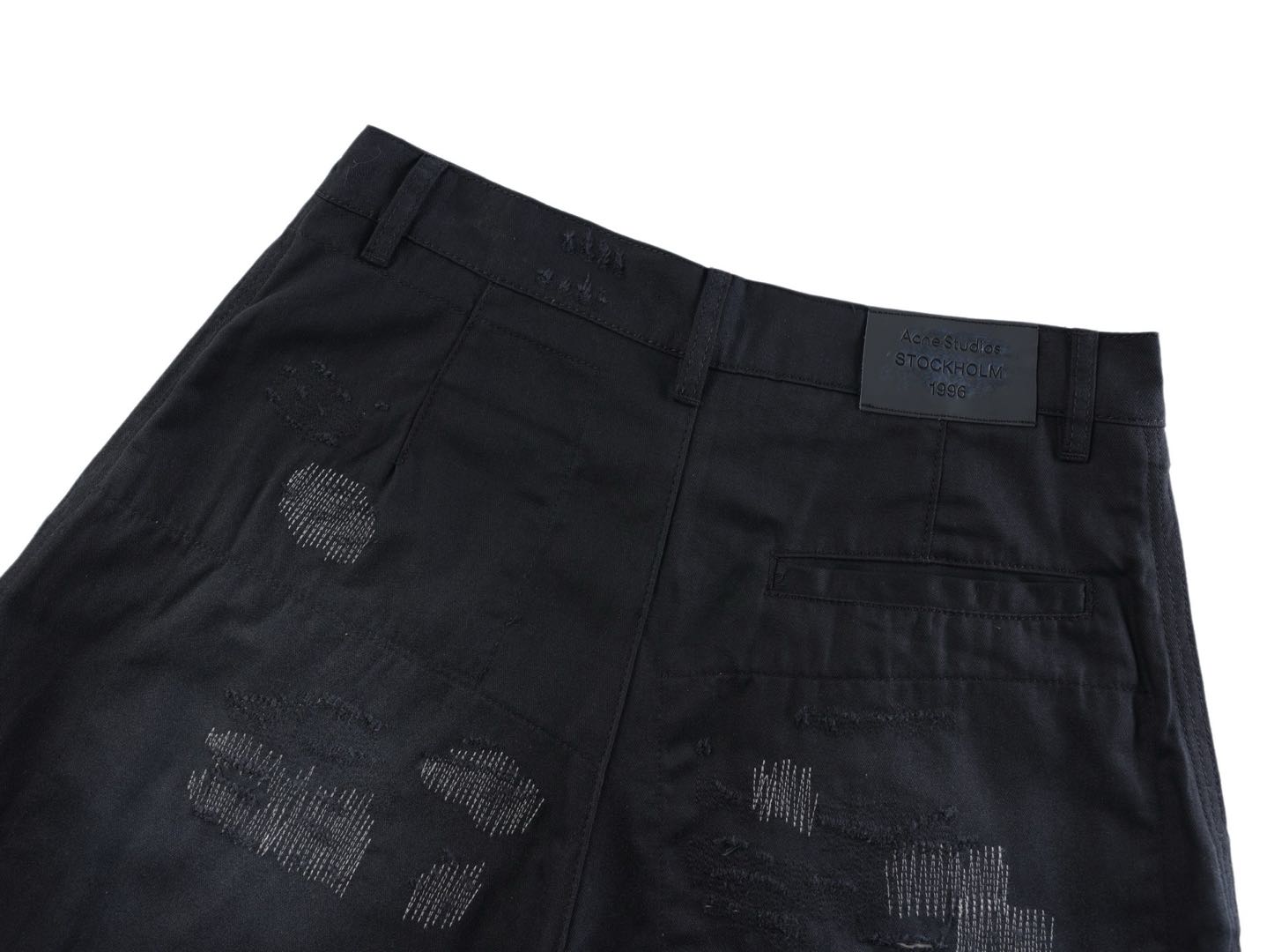 Acne Studios Repaired Trousers - Regular Fit(FN-MN-TROU001181）