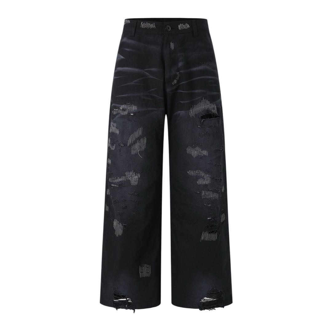 Acne Studios Repaired Trousers - Regular Fit(FN-MN-TROU001181）