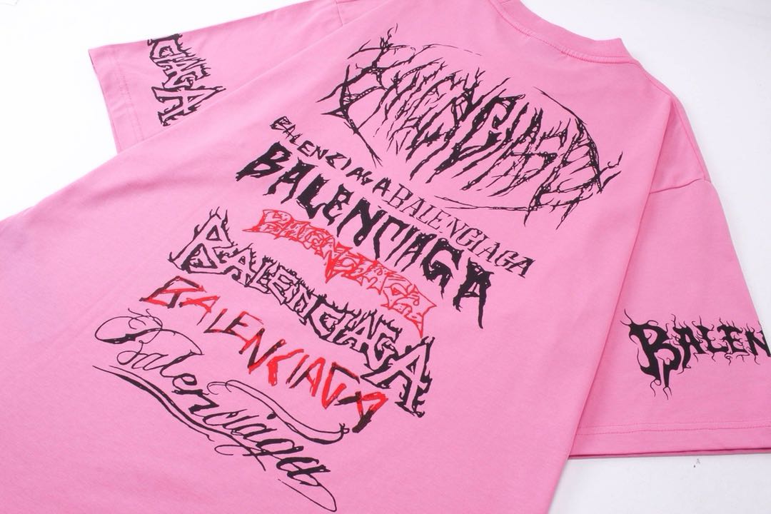 Balenciaga DIY METAL Large Fit T-shirt（124662）
