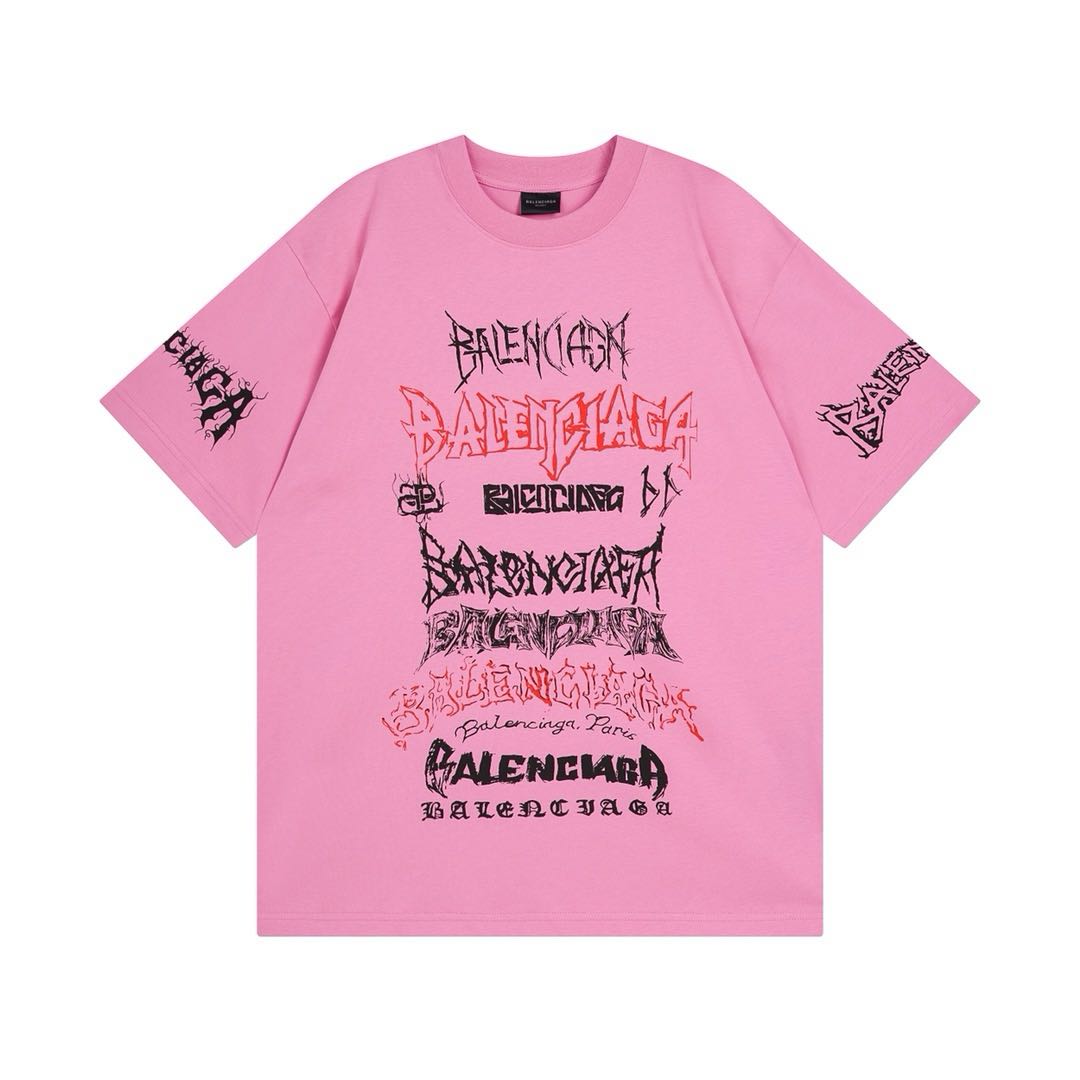 Balenciaga DIY METAL Large Fit T-shirt（124662）