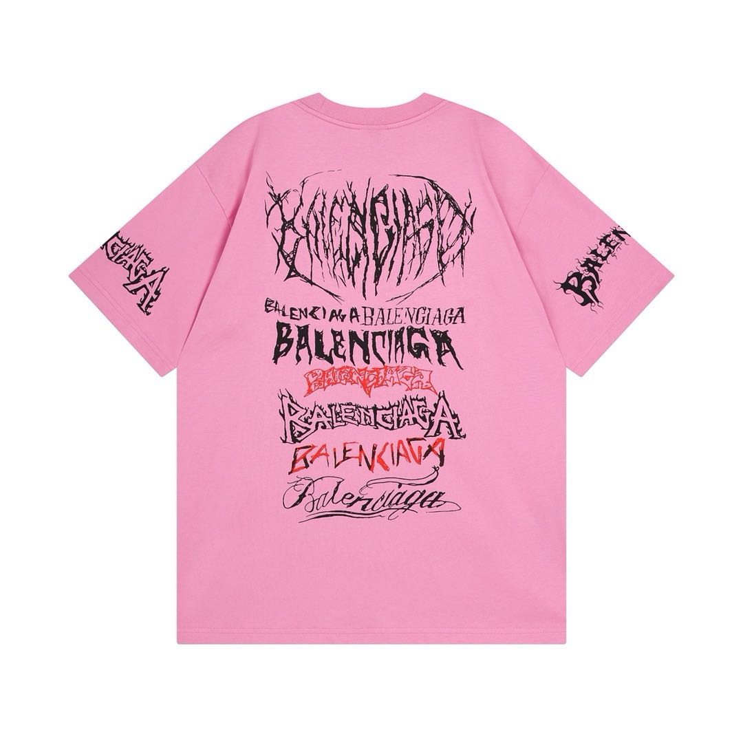 Balenciaga DIY METAL Large Fit T-shirt（124662）