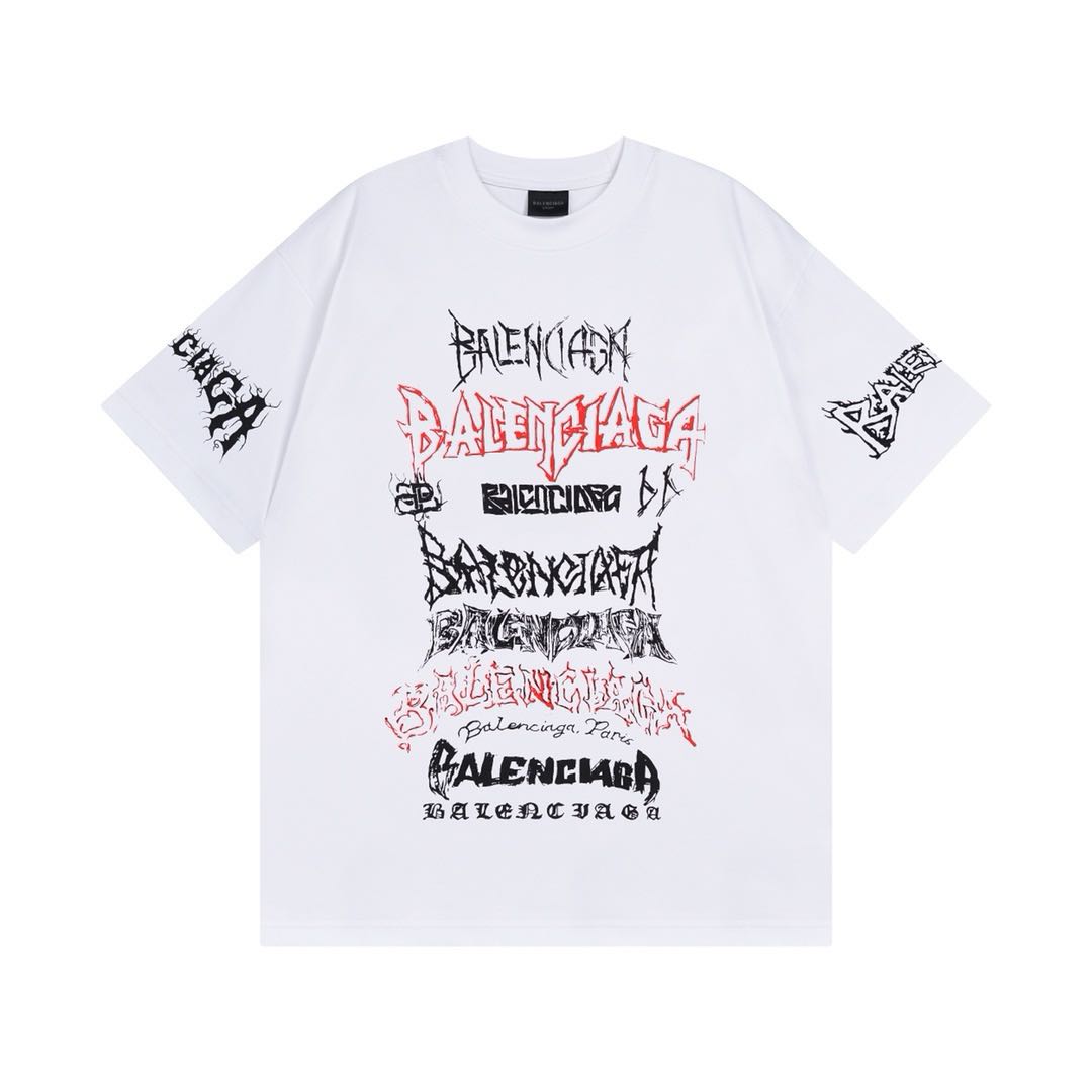 Balenciaga DIY METAL Large Fit T-shirt（124662）
