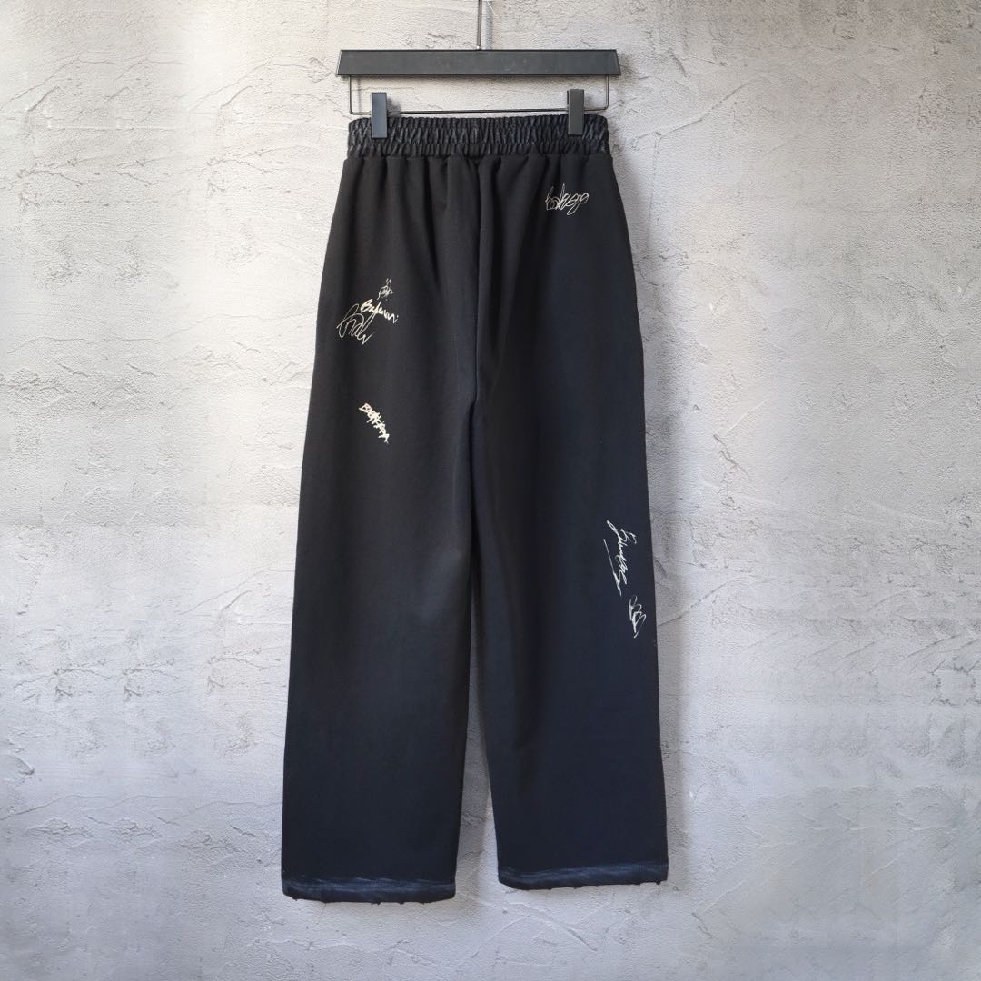 Balenciaga Men's Banana Baggy Pants (846917TTVE41041）