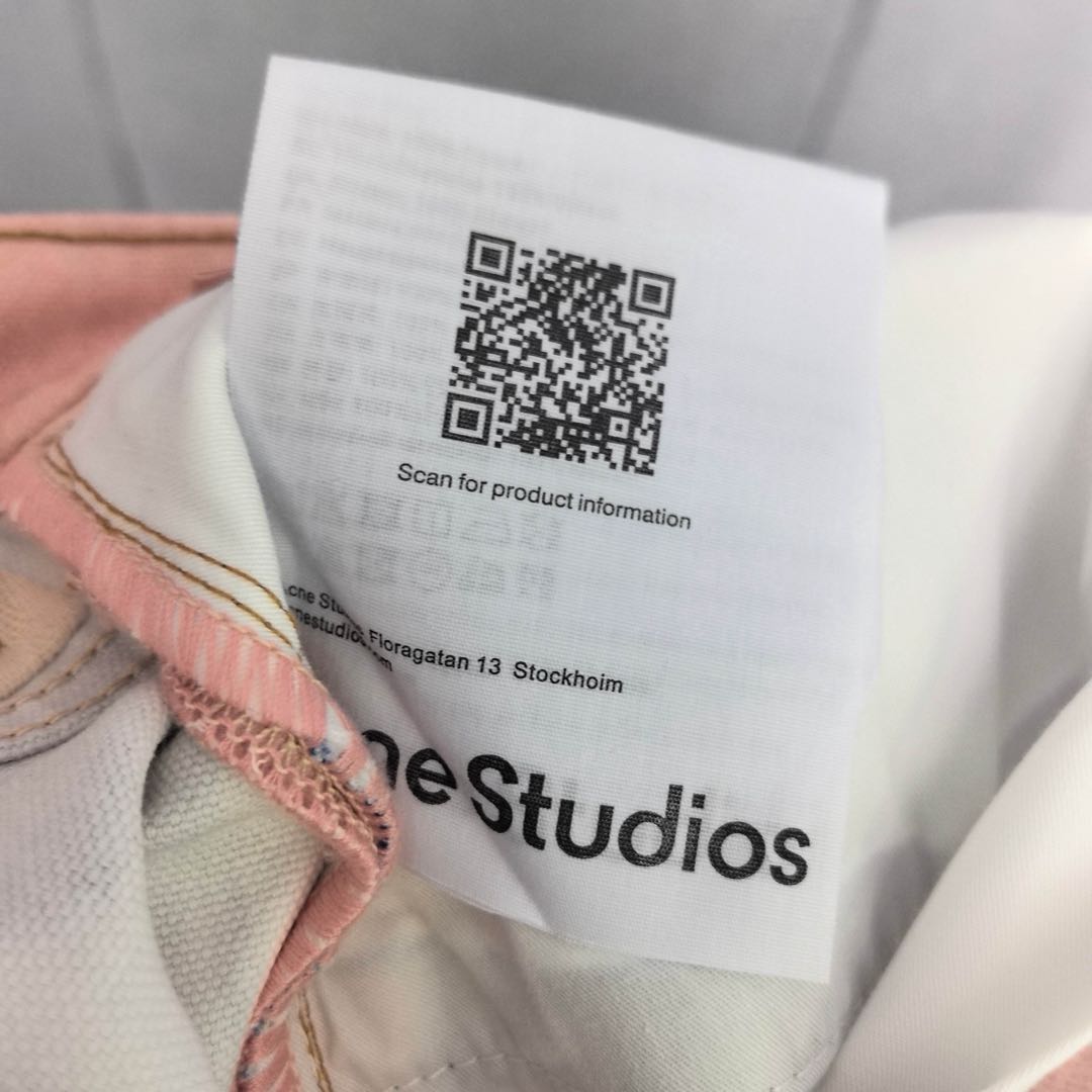 Acne Studios Trompe-l'œil Jeans - 1981(RW-UX-TROU000005）