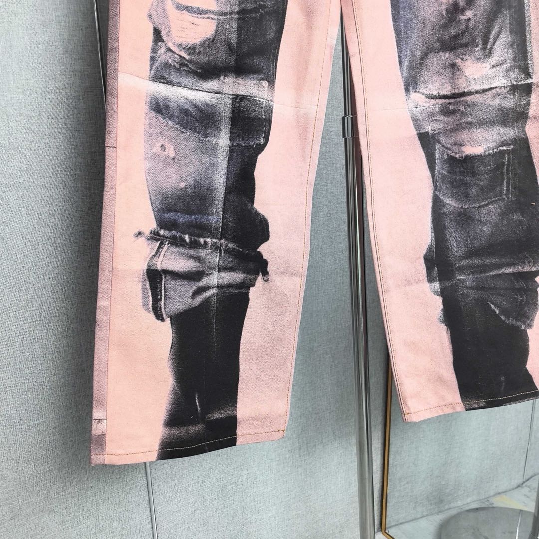 Acne Studios Trompe-l'œil Jeans - 1981(RW-UX-TROU000005）