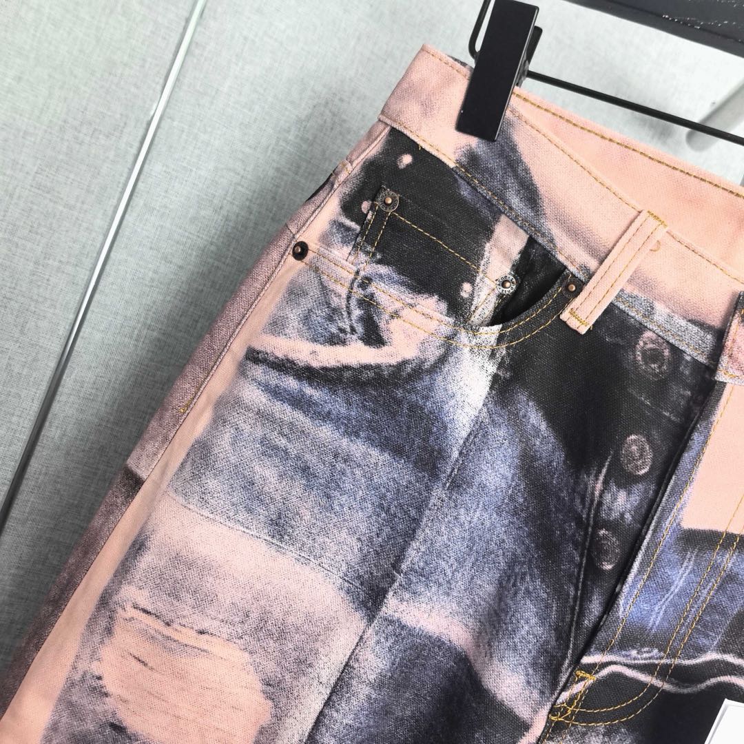 Acne Studios Trompe-l'œil Jeans - 1981(RW-UX-TROU000005）