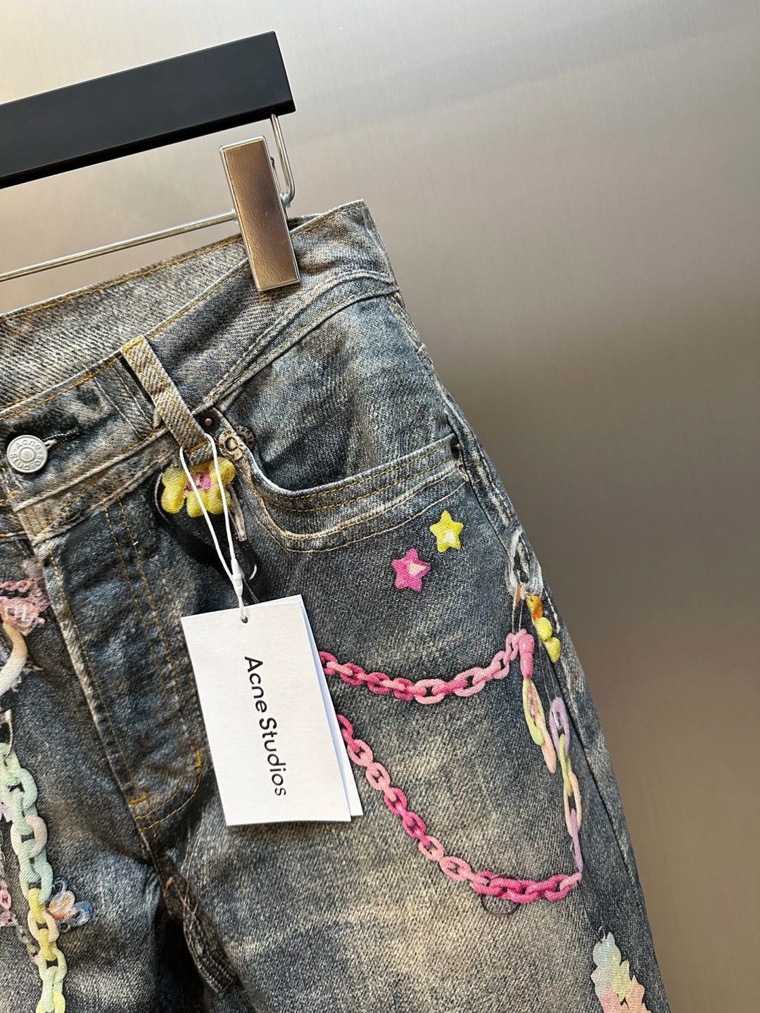 Acne Studios Baggy Fit Jeans 1981F Mid Blue(AK0910-863）