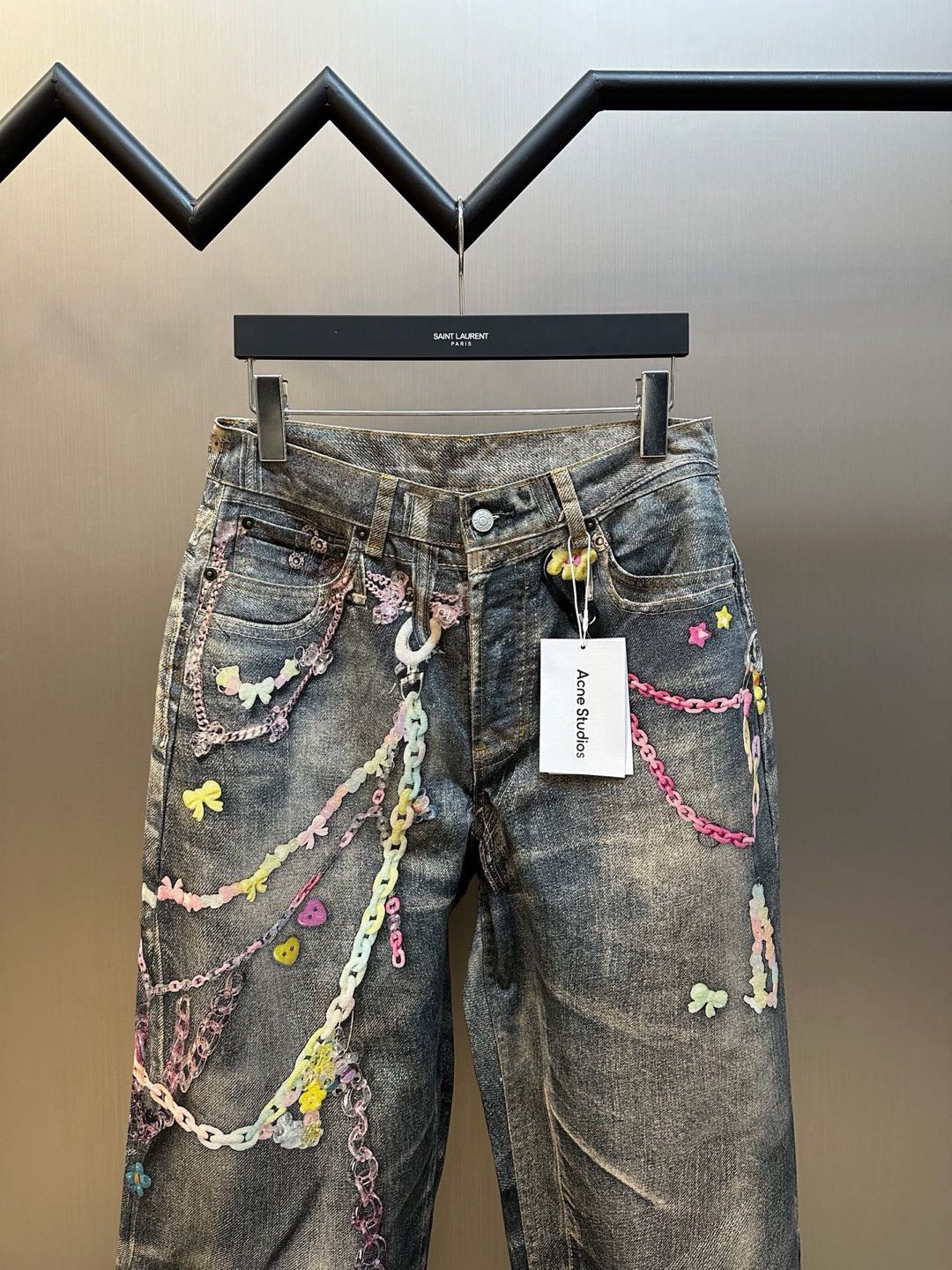 Acne Studios Baggy Fit Jeans 1981F Mid Blue(AK0910-863）