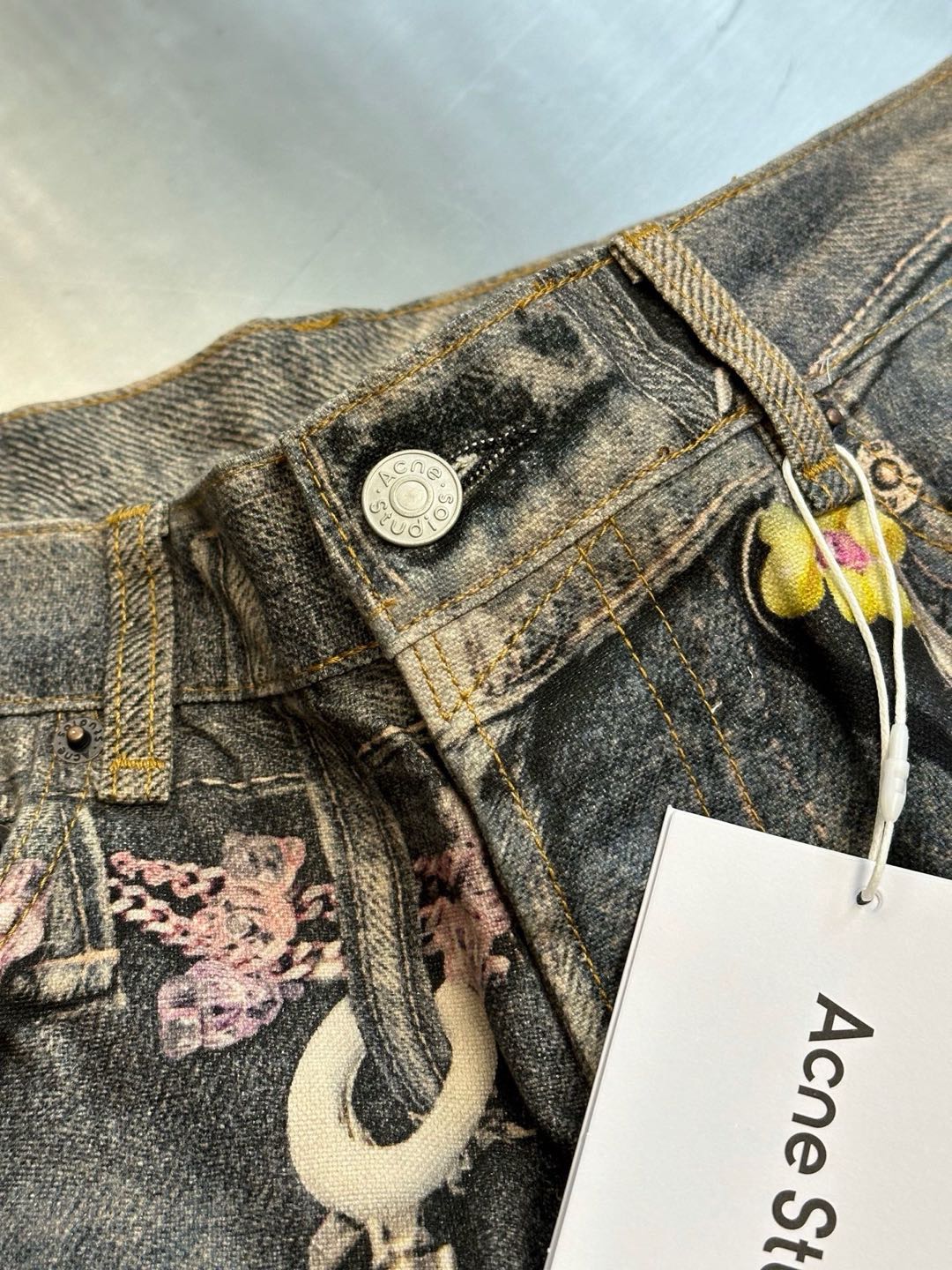 Acne Studios Baggy Fit Jeans 1981F Mid Blue(AK0910-863）