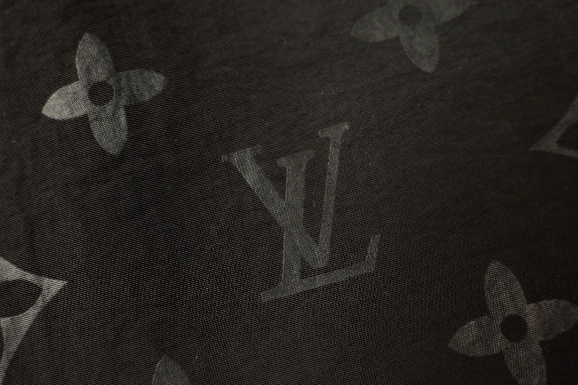 Louis Vuitton Monogram Moire Jacquard Silk Shorts Black（1AGTN1）