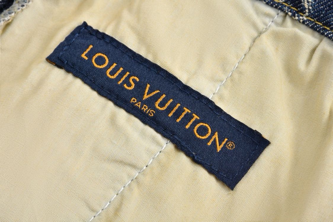 Louis Vuitton Monogram Denim Tailored Pants （1AGIV1）